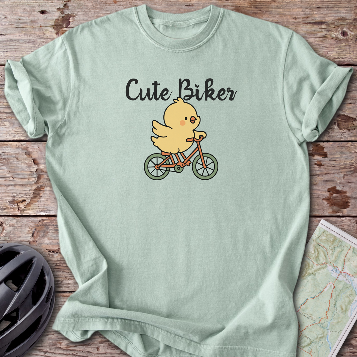 Cute Biker Chick T-shirt