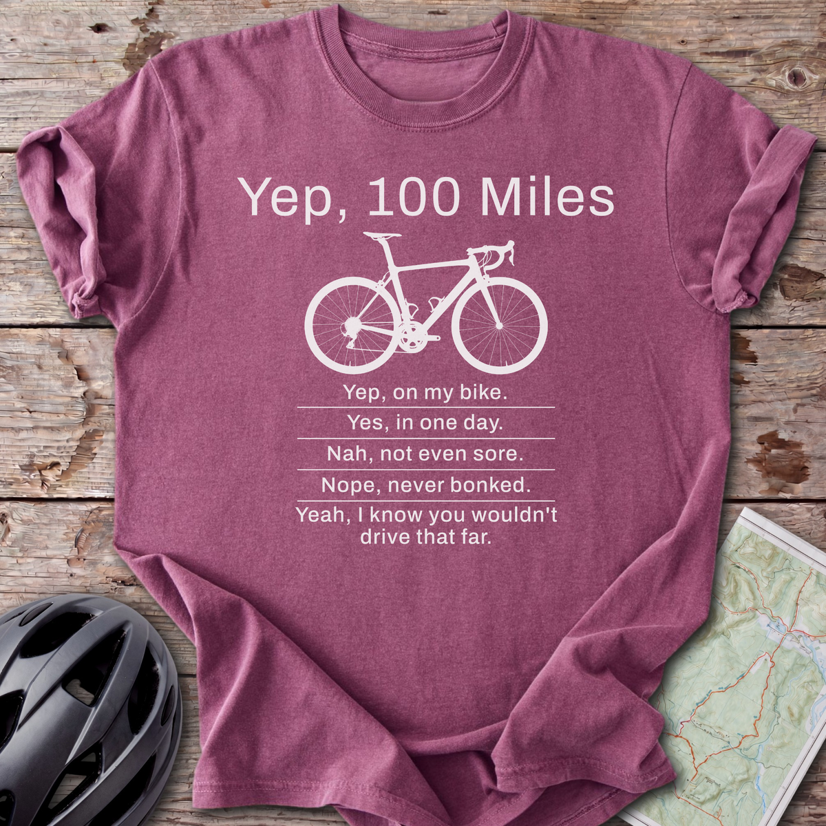 Yep, 100 Miles T-shirt