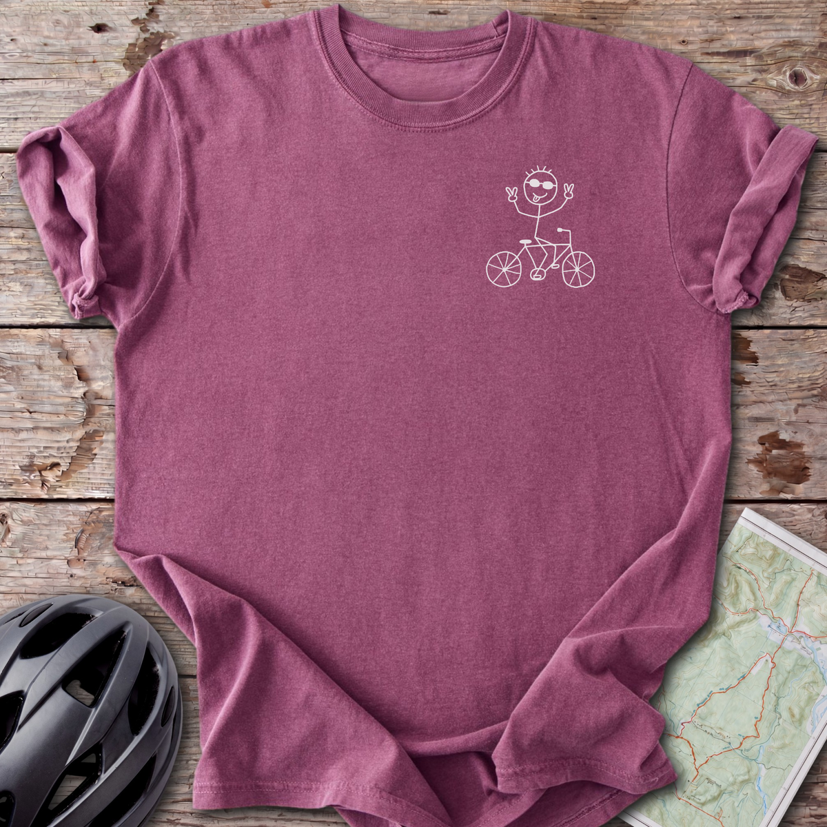 No Rush Stick Figure T-shirt