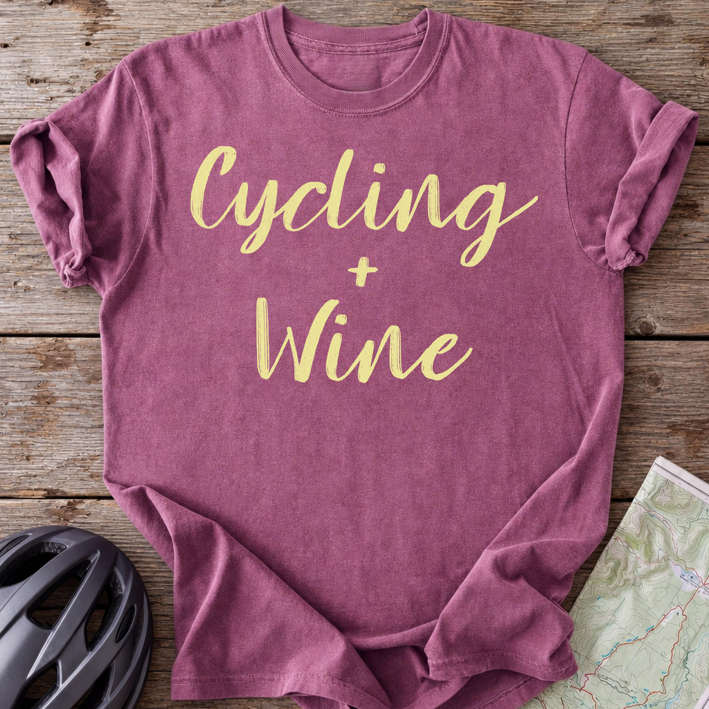 Cycling + Wine T-shirt