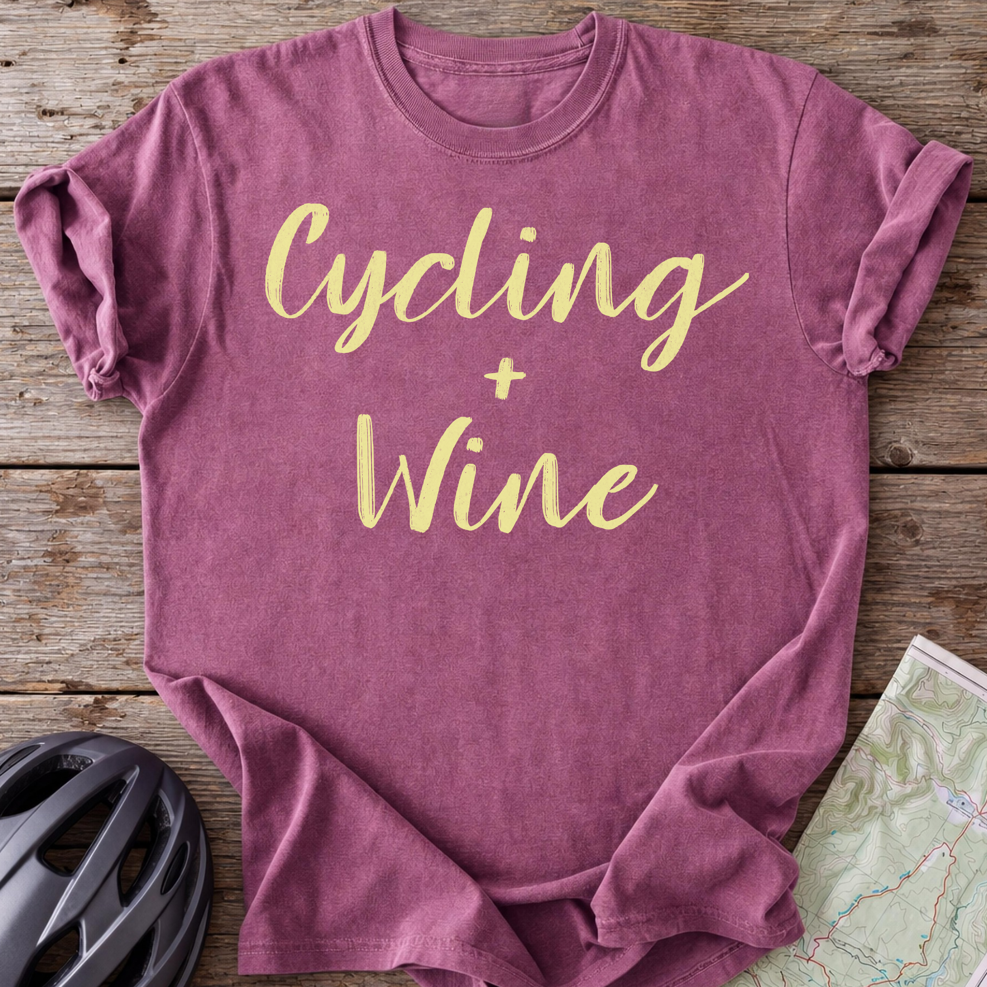 Cycling + Wine T-shirt