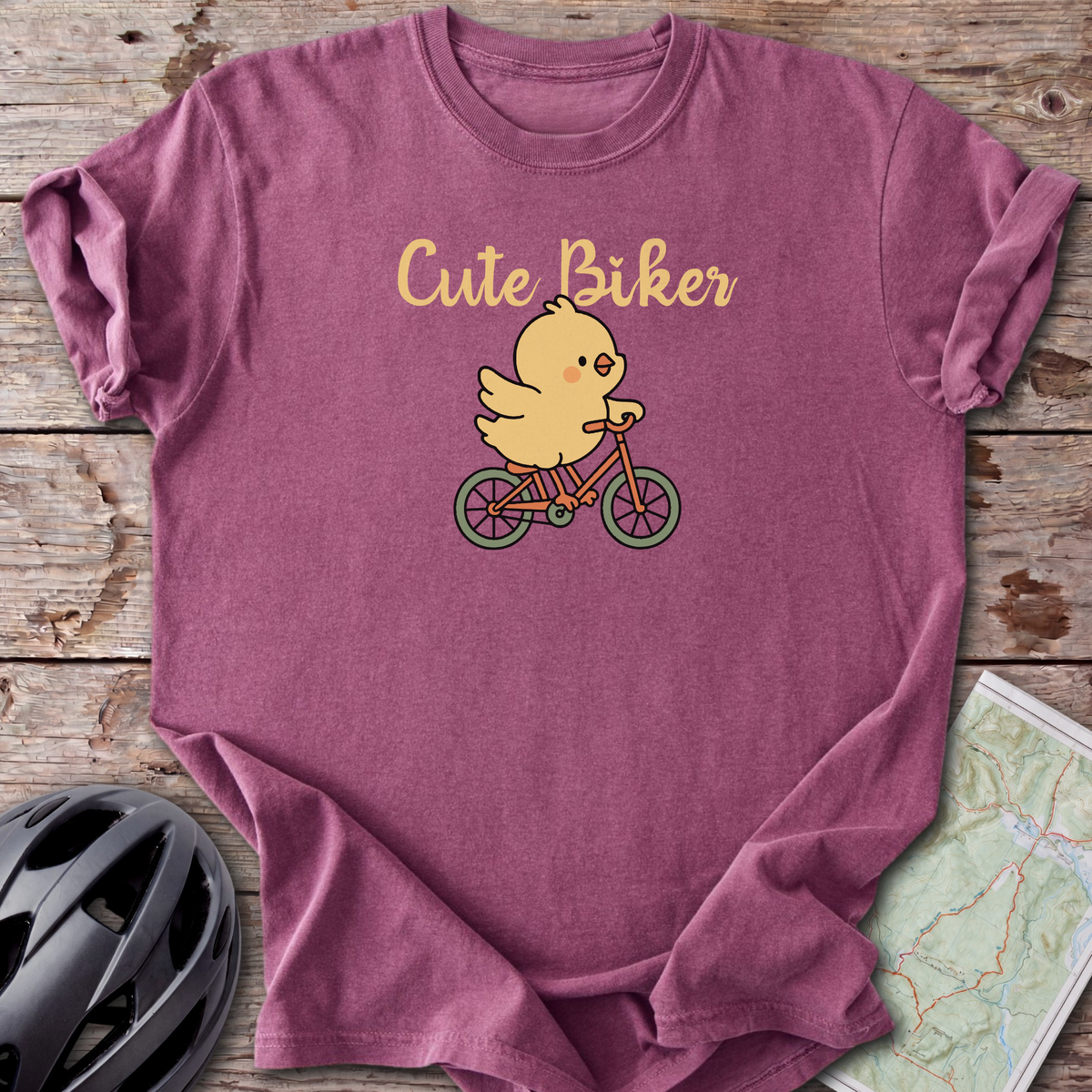 Cute Biker Chick T-shirt