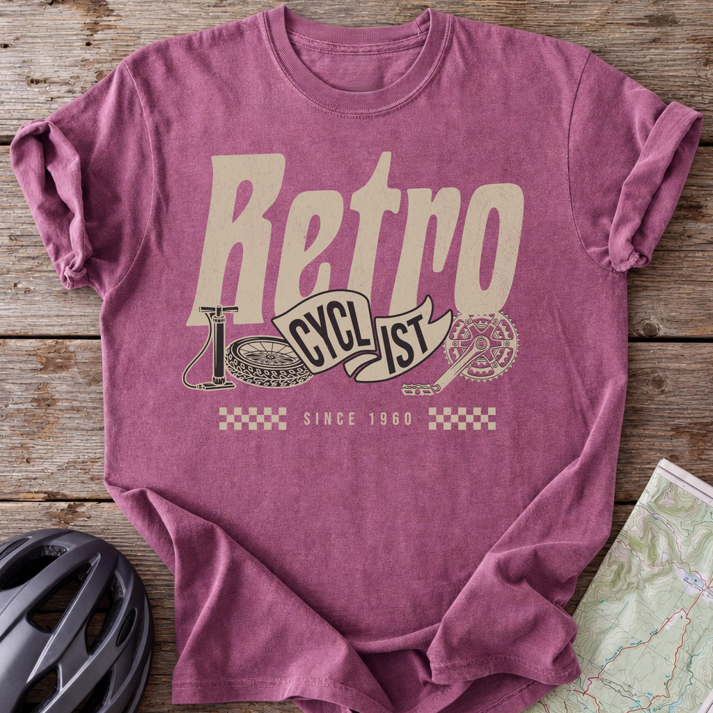 Retro Cyclist T-shirt