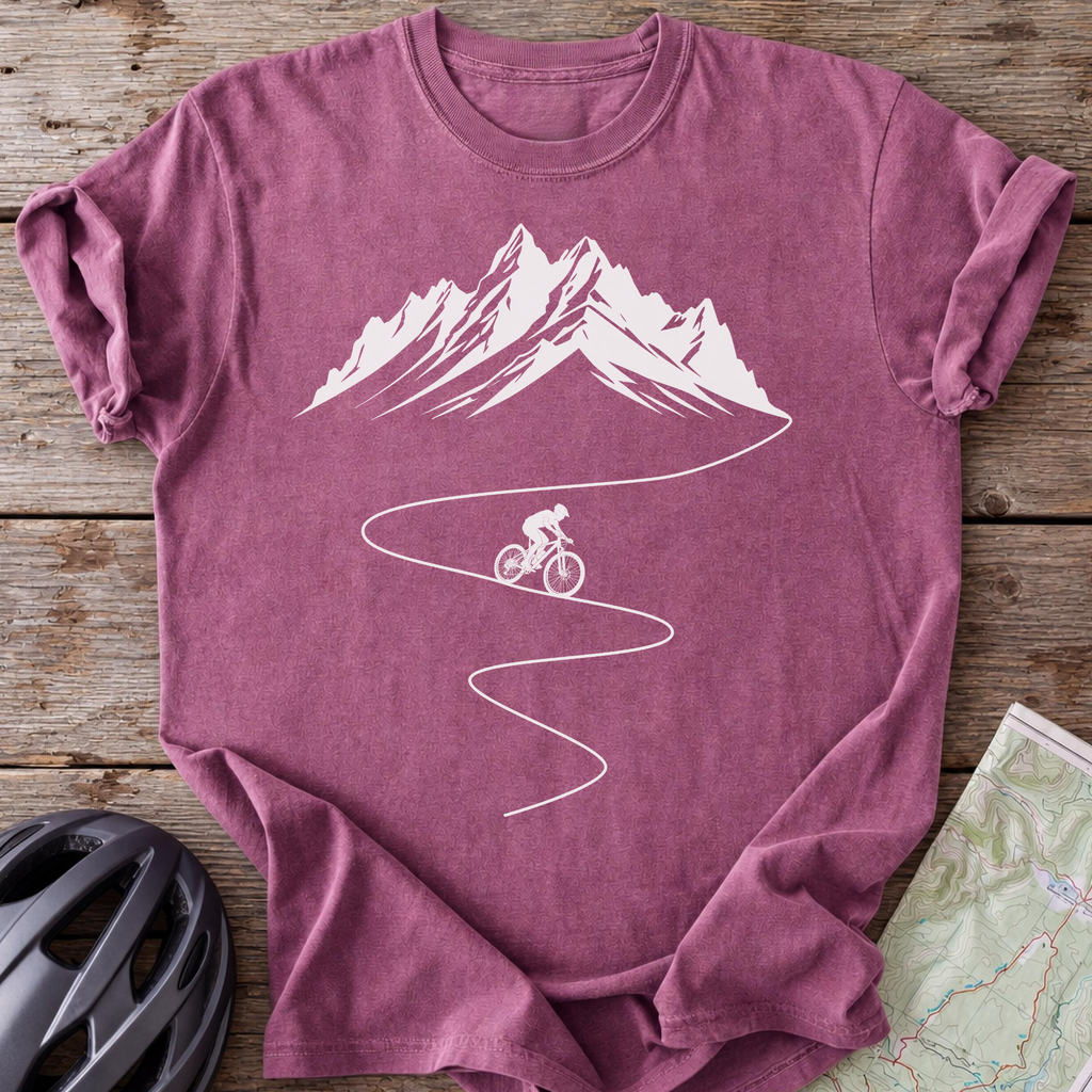 Snowy Mountain Line T-shirt