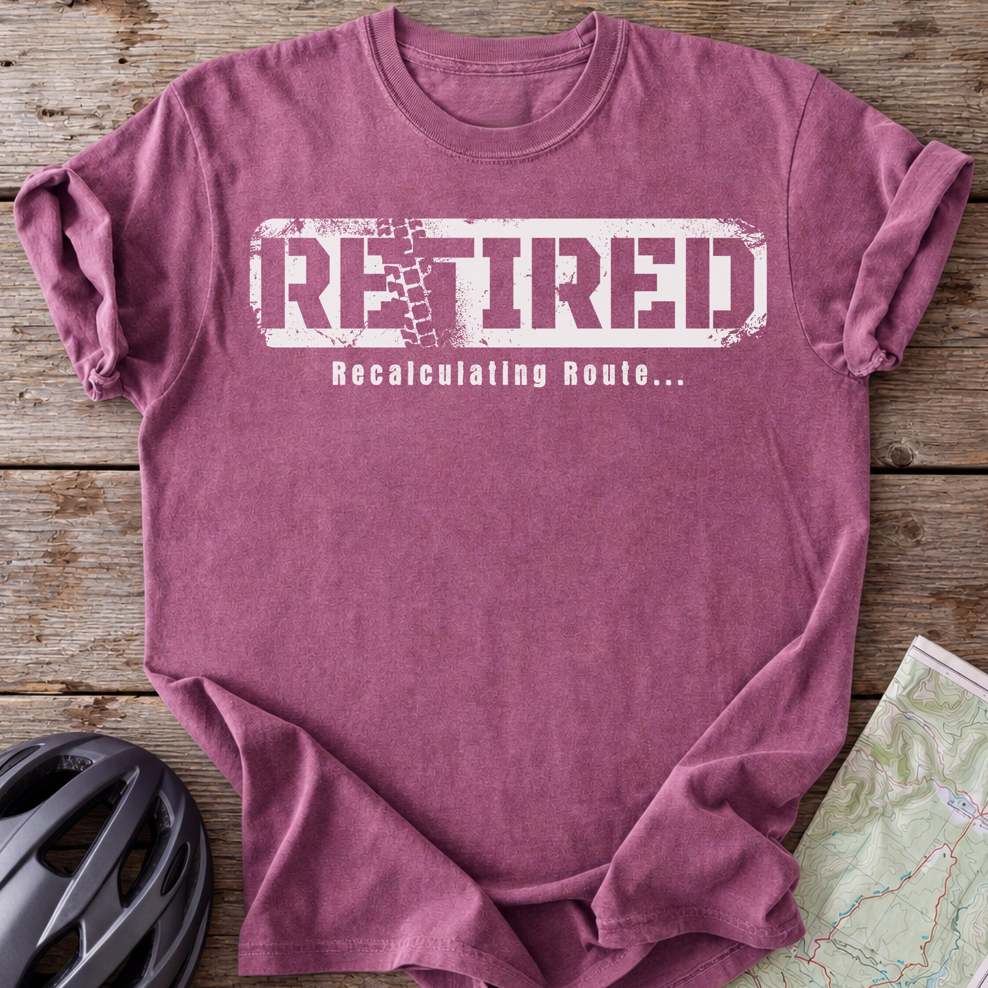Retired, Recalculating Route T-shirt