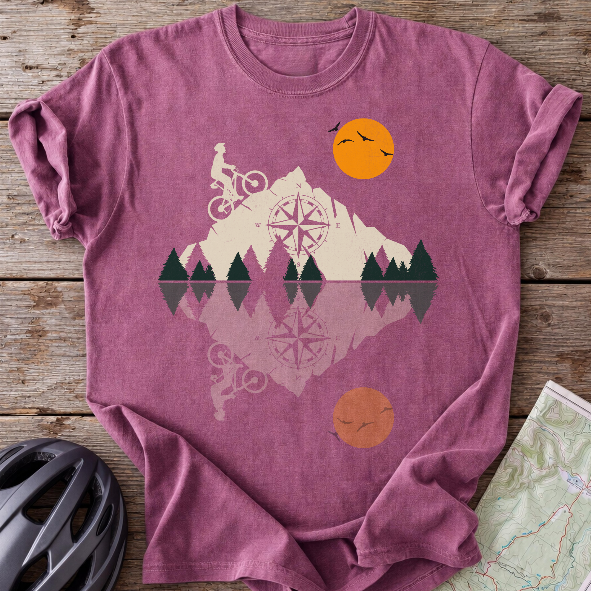 Mountain Adventure Reflection T-shirt