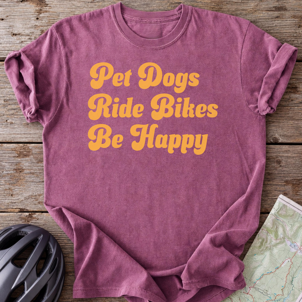 Pet Dogs, Ride Bikes T-shirt
