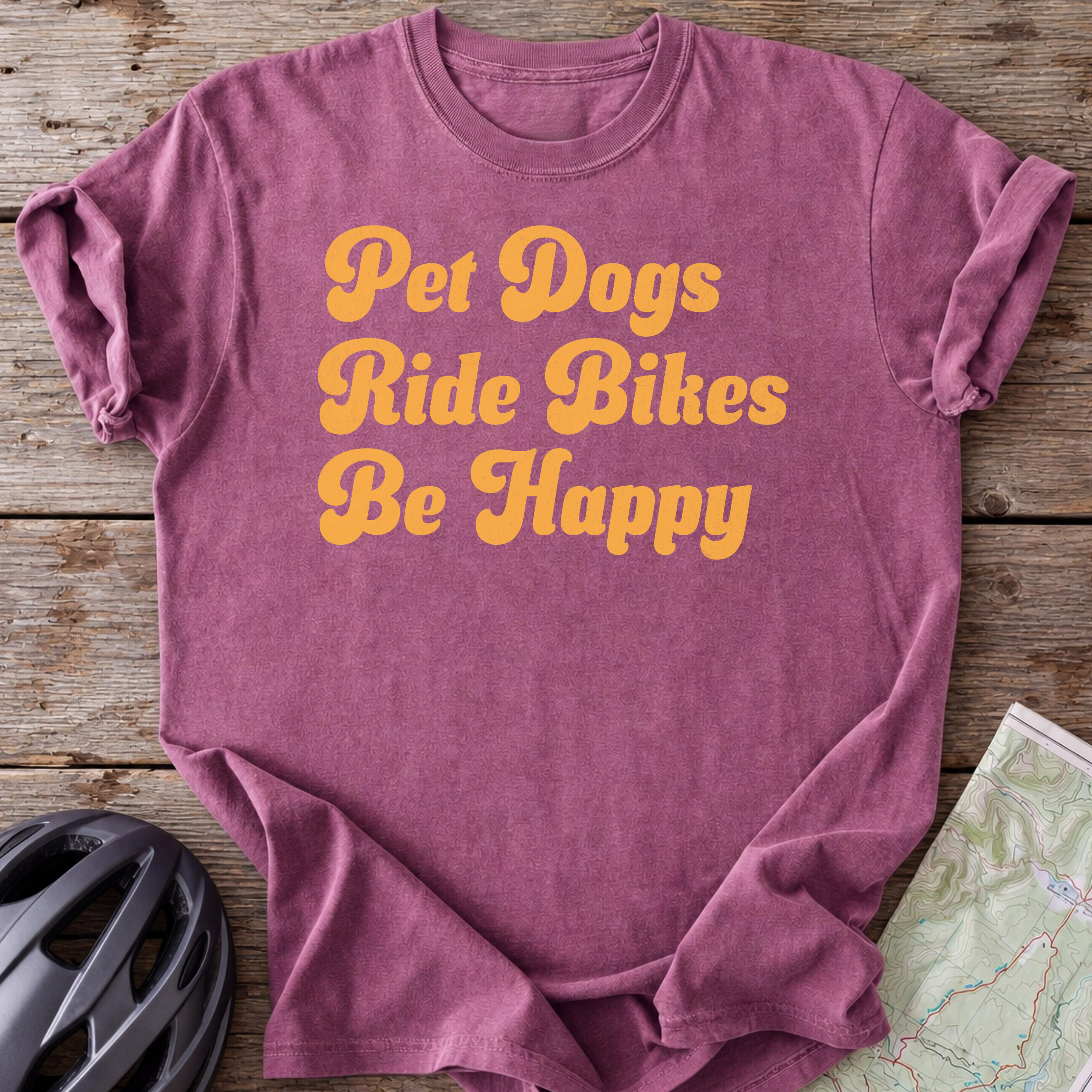 Pet Dogs, Ride Bikes T-shirt