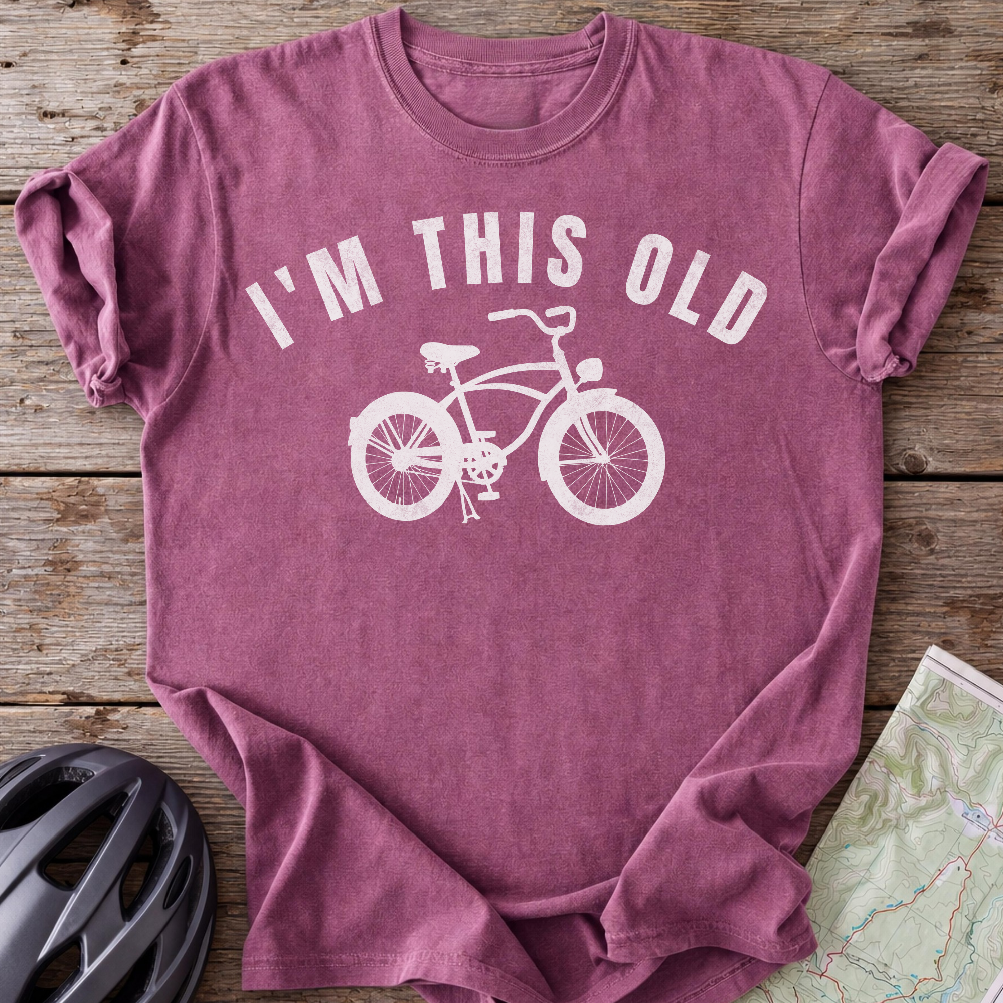 I'm This Old, Classic Bike T-shirt