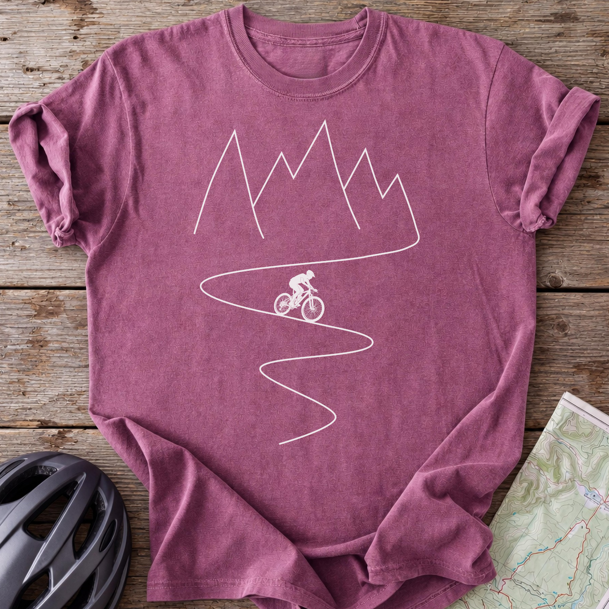 Minimalist Mountain Line T-shirt