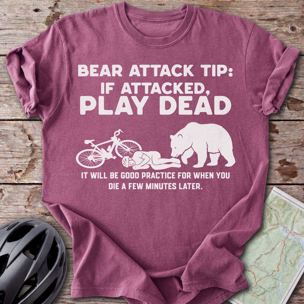 Bear Attack Tip T-shirt
