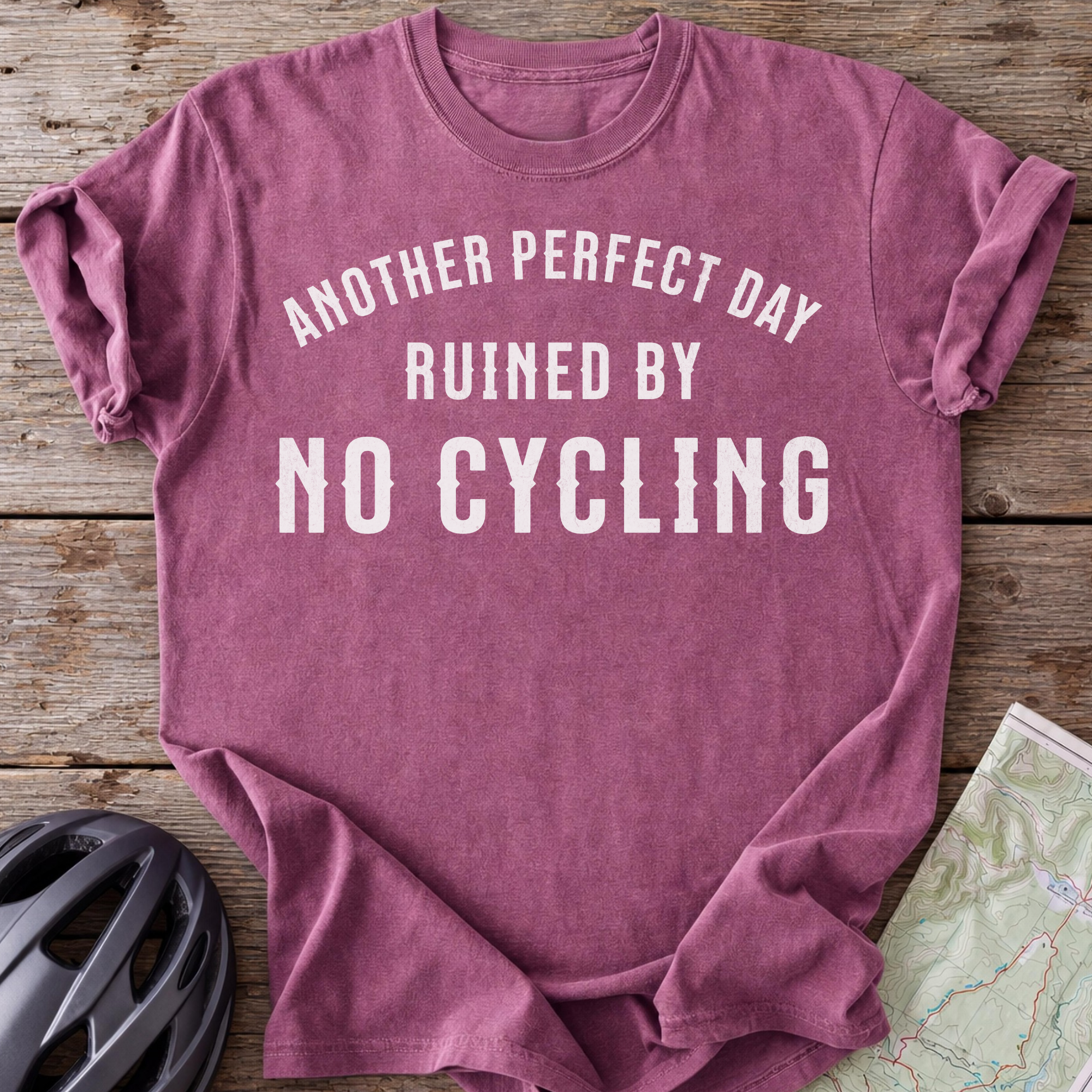 Day Ruined By No Cycling T-shirt