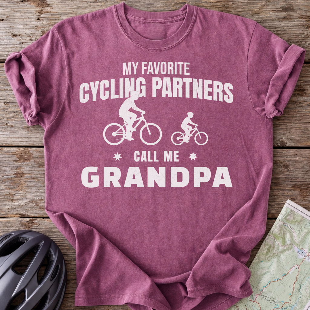 Grandpa's Cycling Partners T-shirt