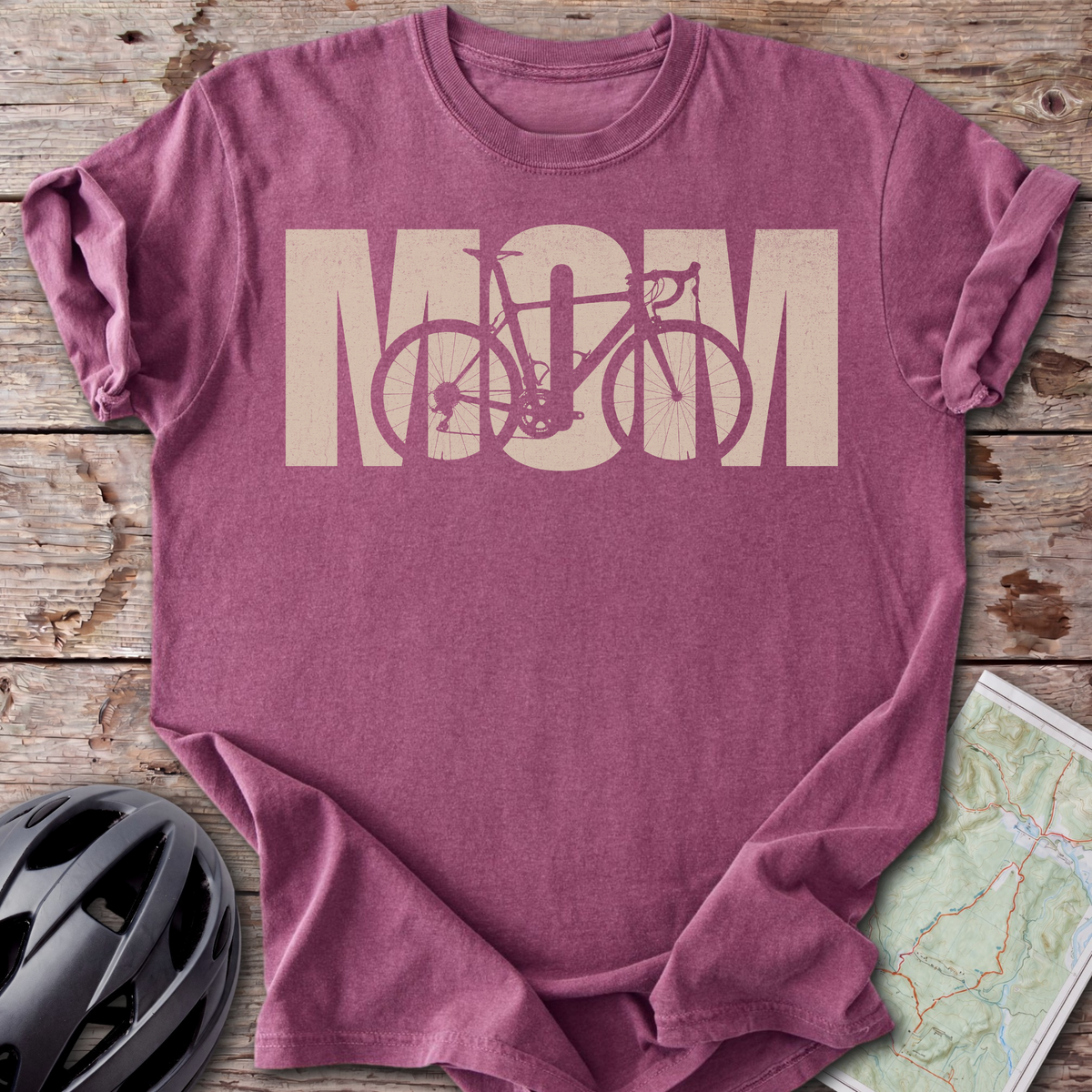 Mom Road Bike T-shirt