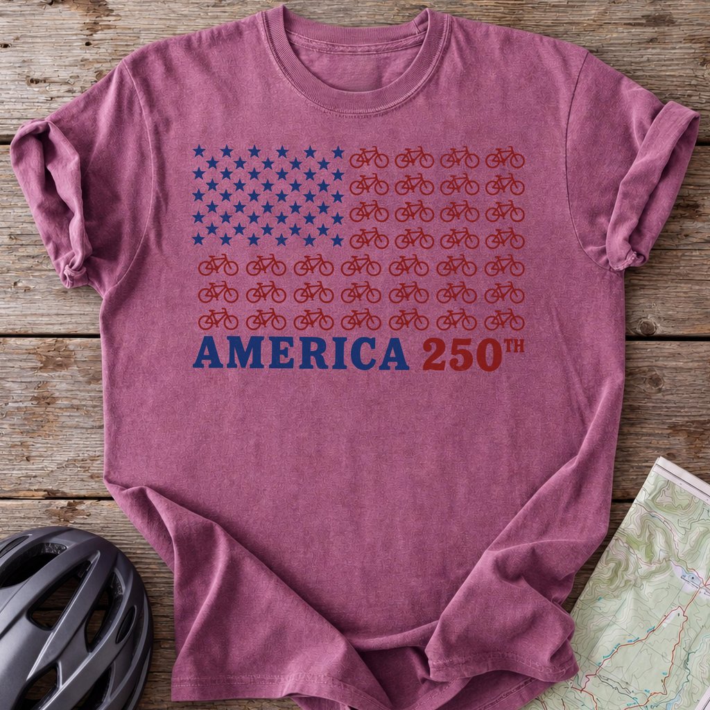 250th Bike Flag T-shirt