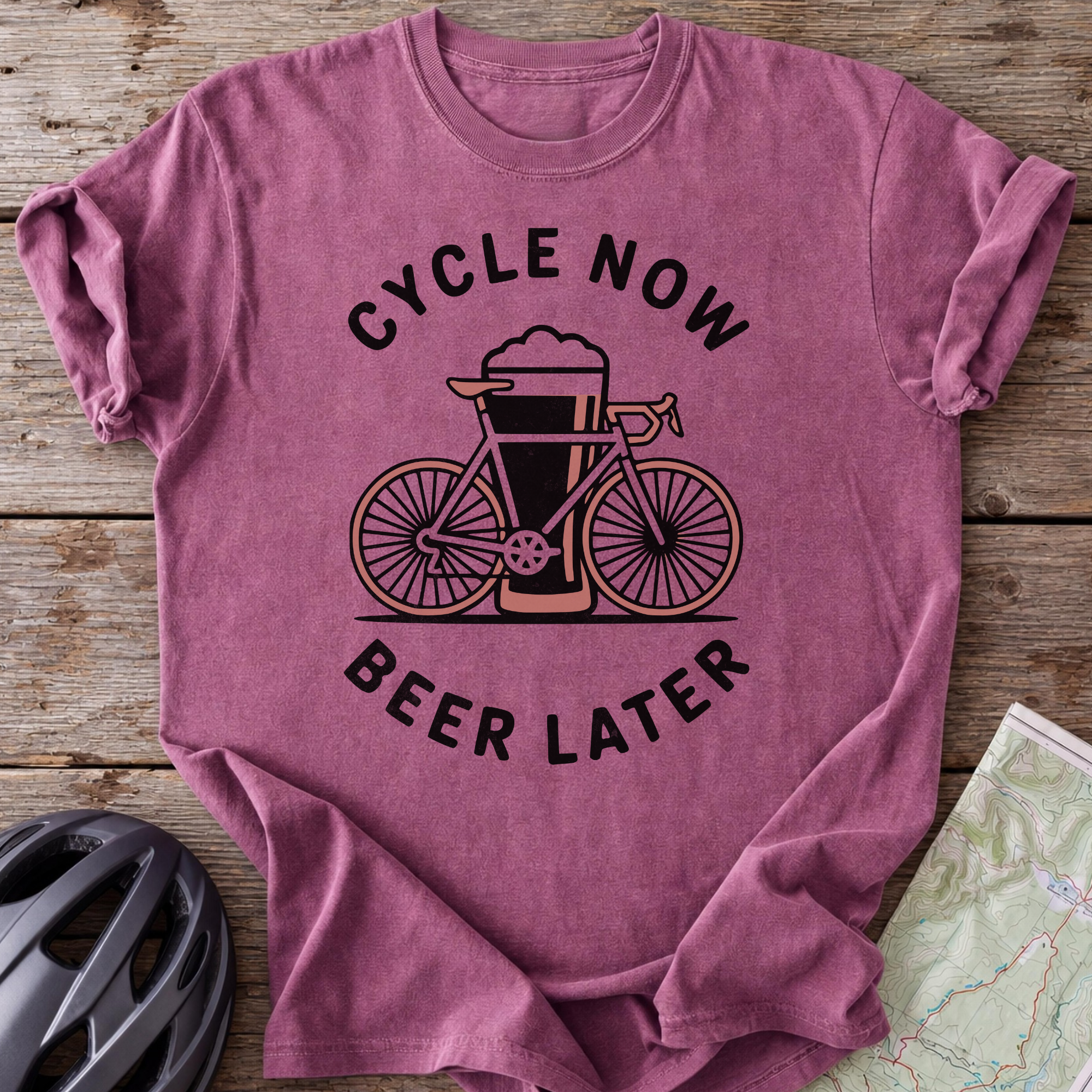 Beer Later Bike T-shirt