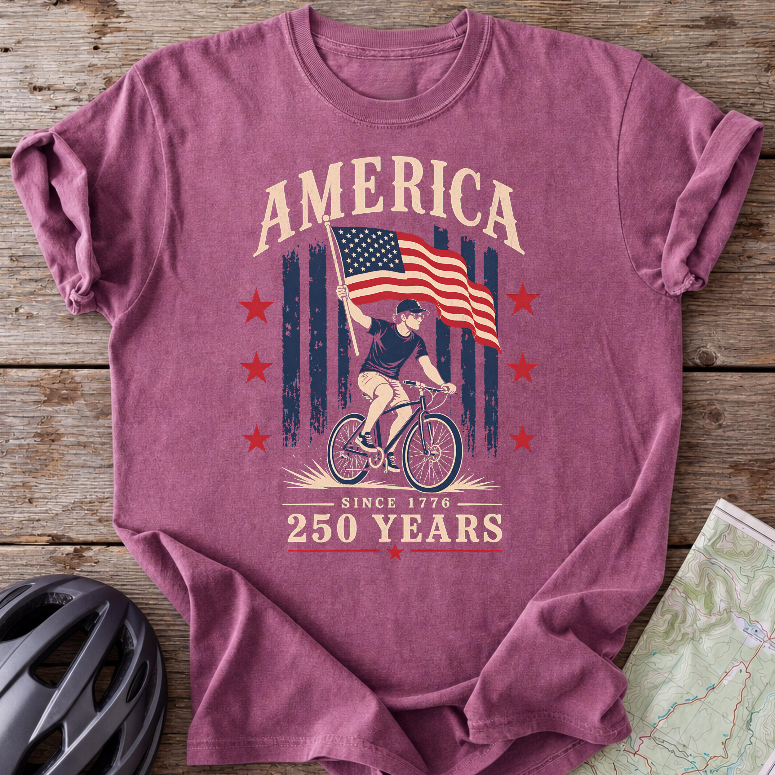 America 250th Flag T-shirt