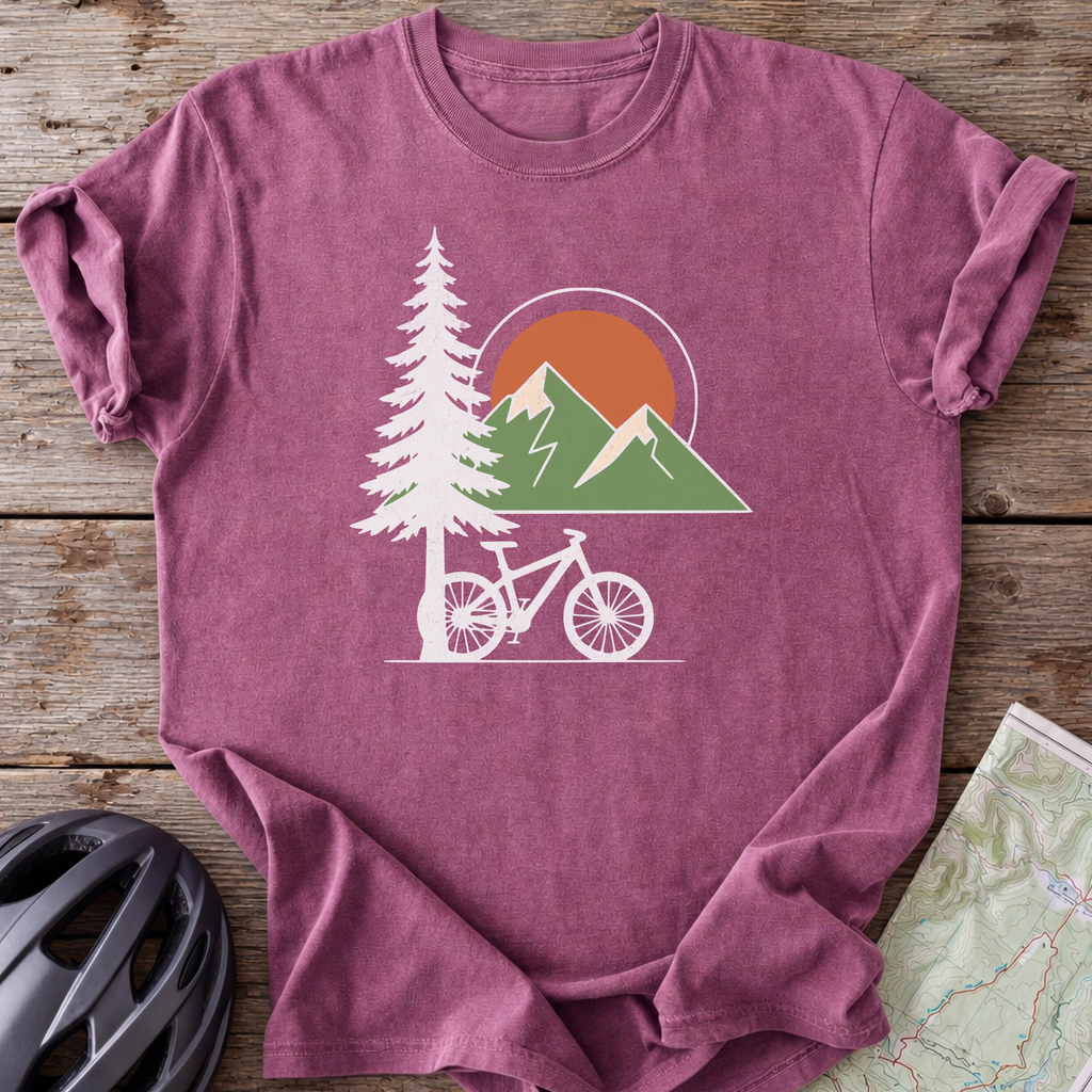 Mountain Bike Tree Leaner T-shirt