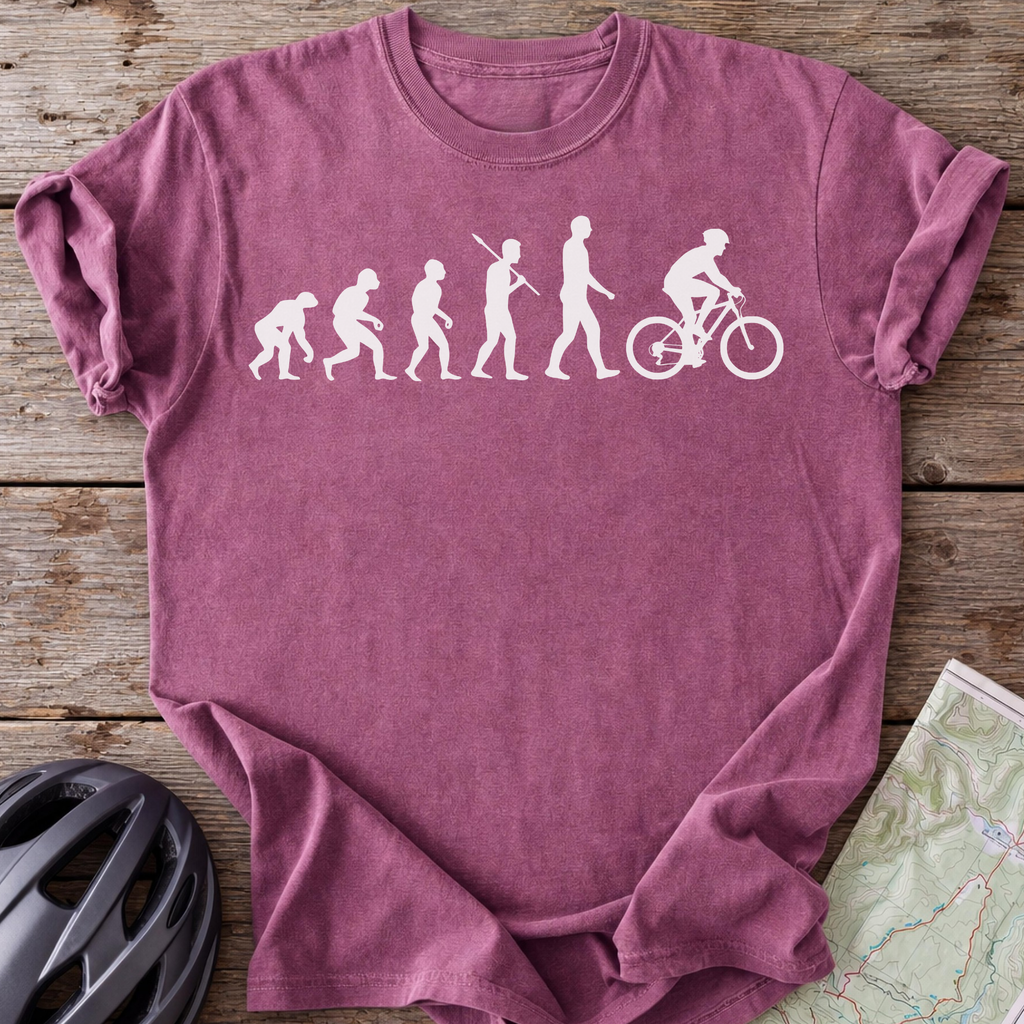 Evolution of a Cyclist T-shirt