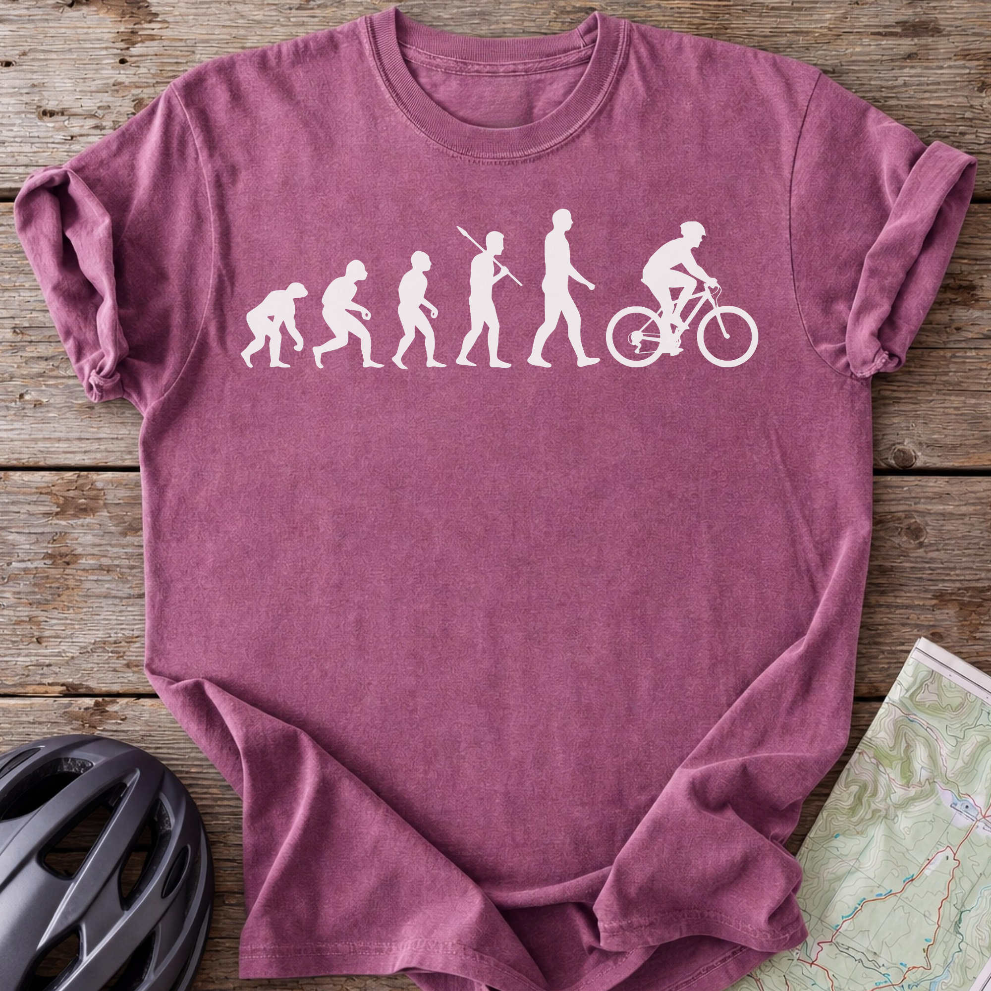 Evolution of a Cyclist T-shirt