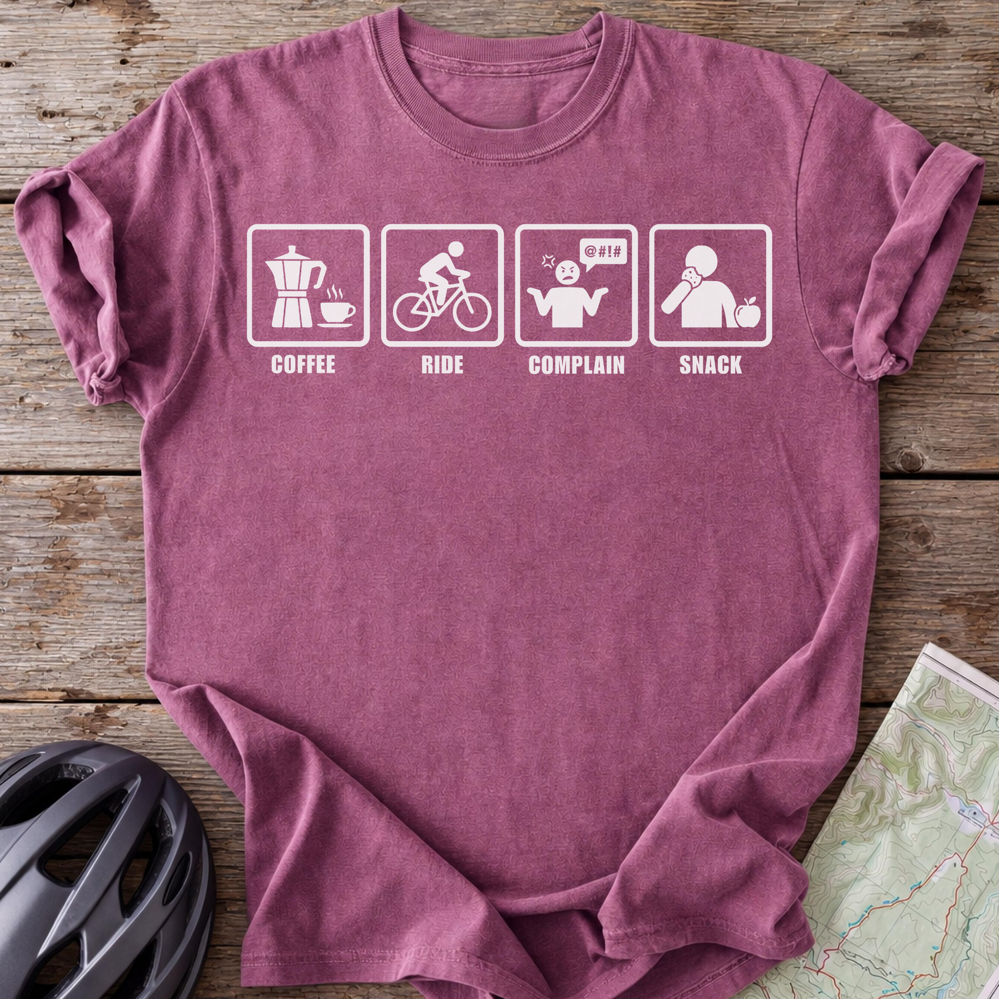 Coffee Ride Complain T-shirt