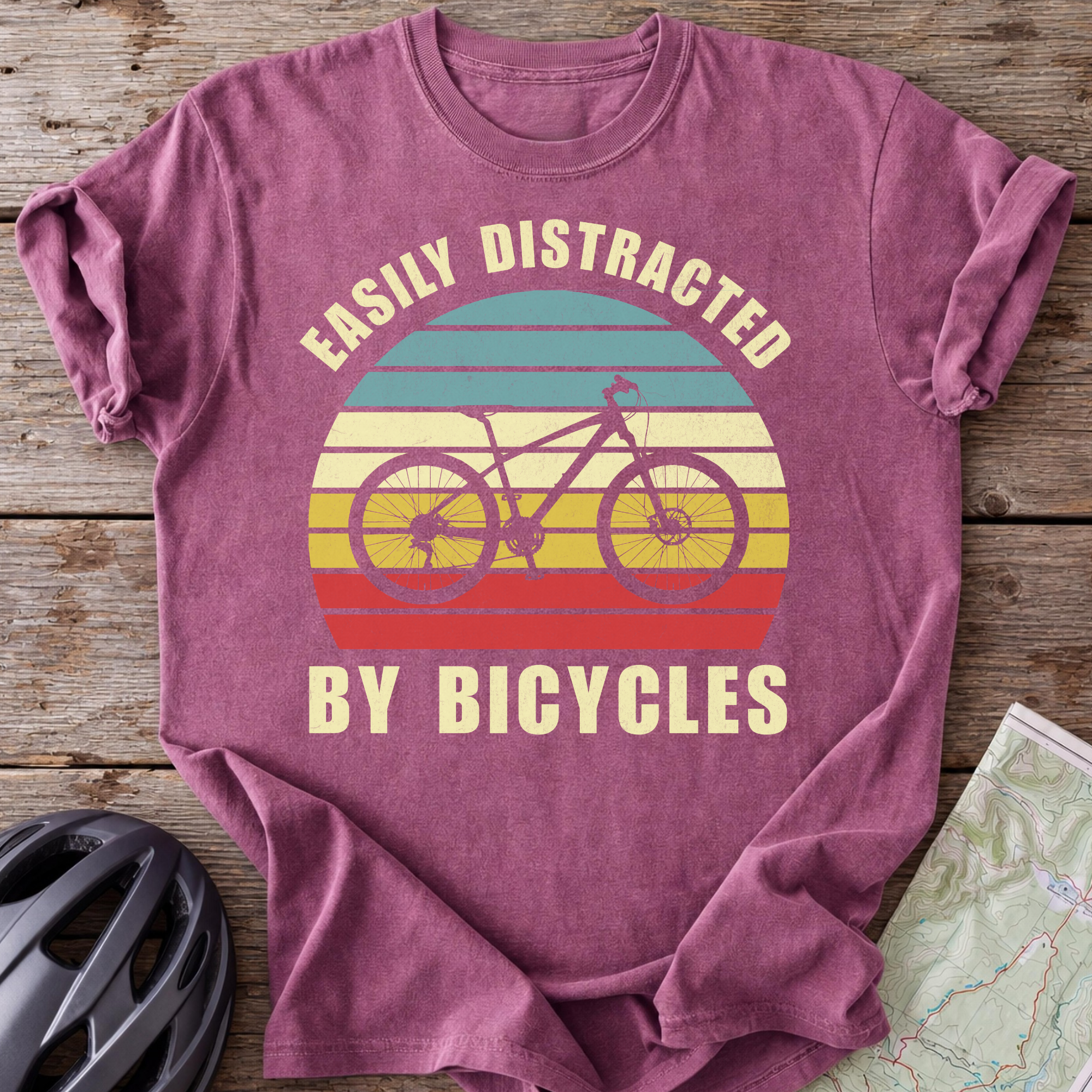 Easily Distracted By Bikes T-shirt