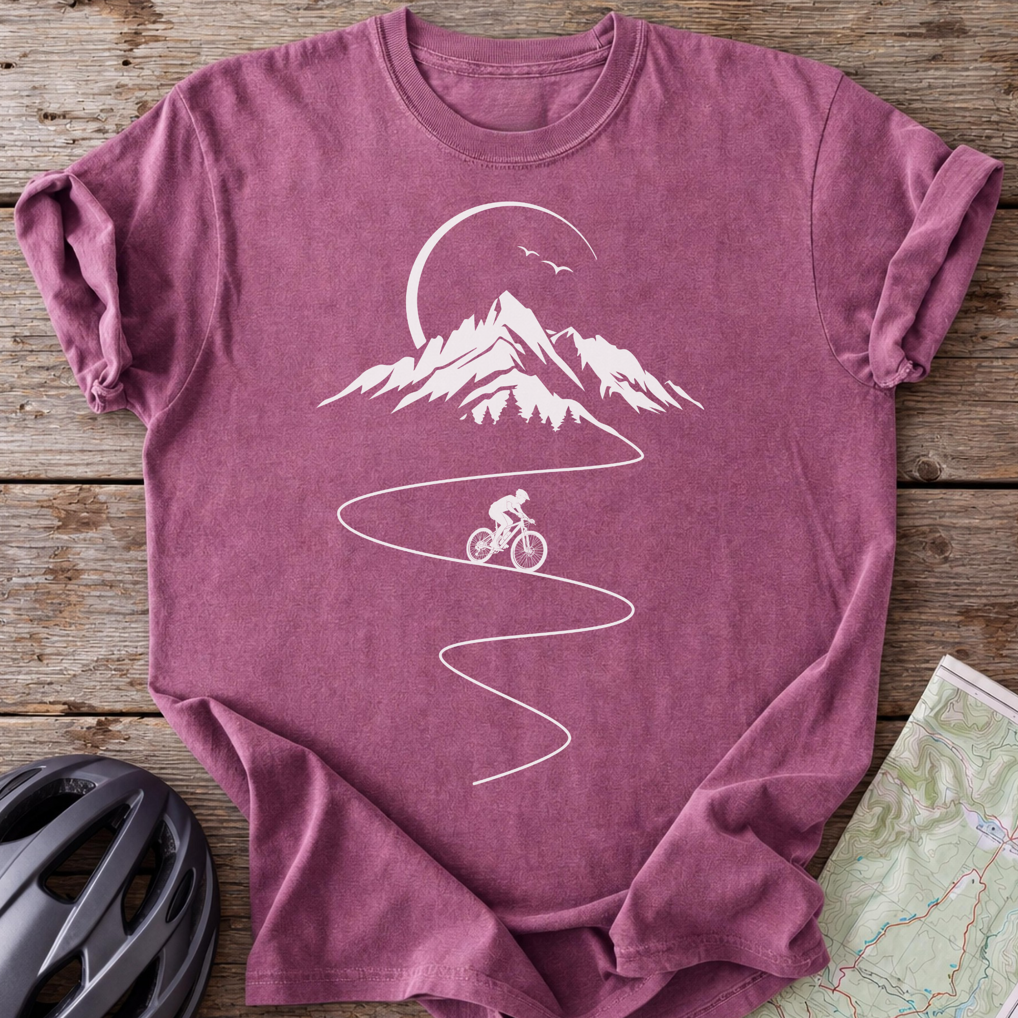 Midnight Mountain Cycling T-shirt