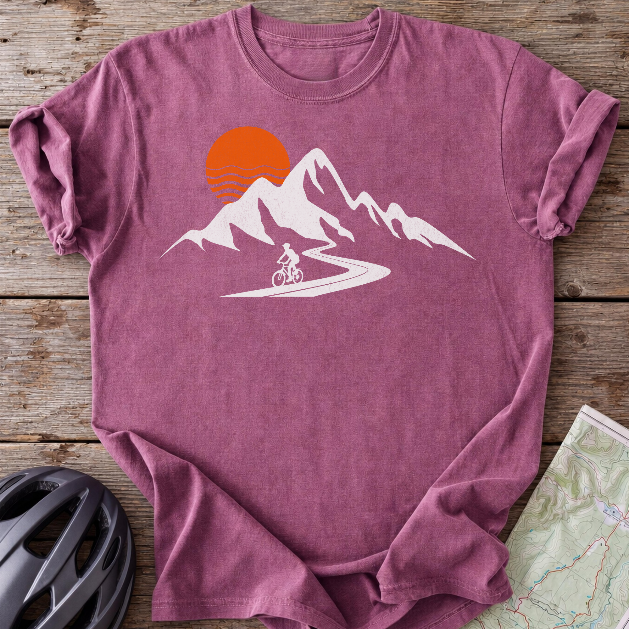 Sunset Cruiser Cycling T-shirt