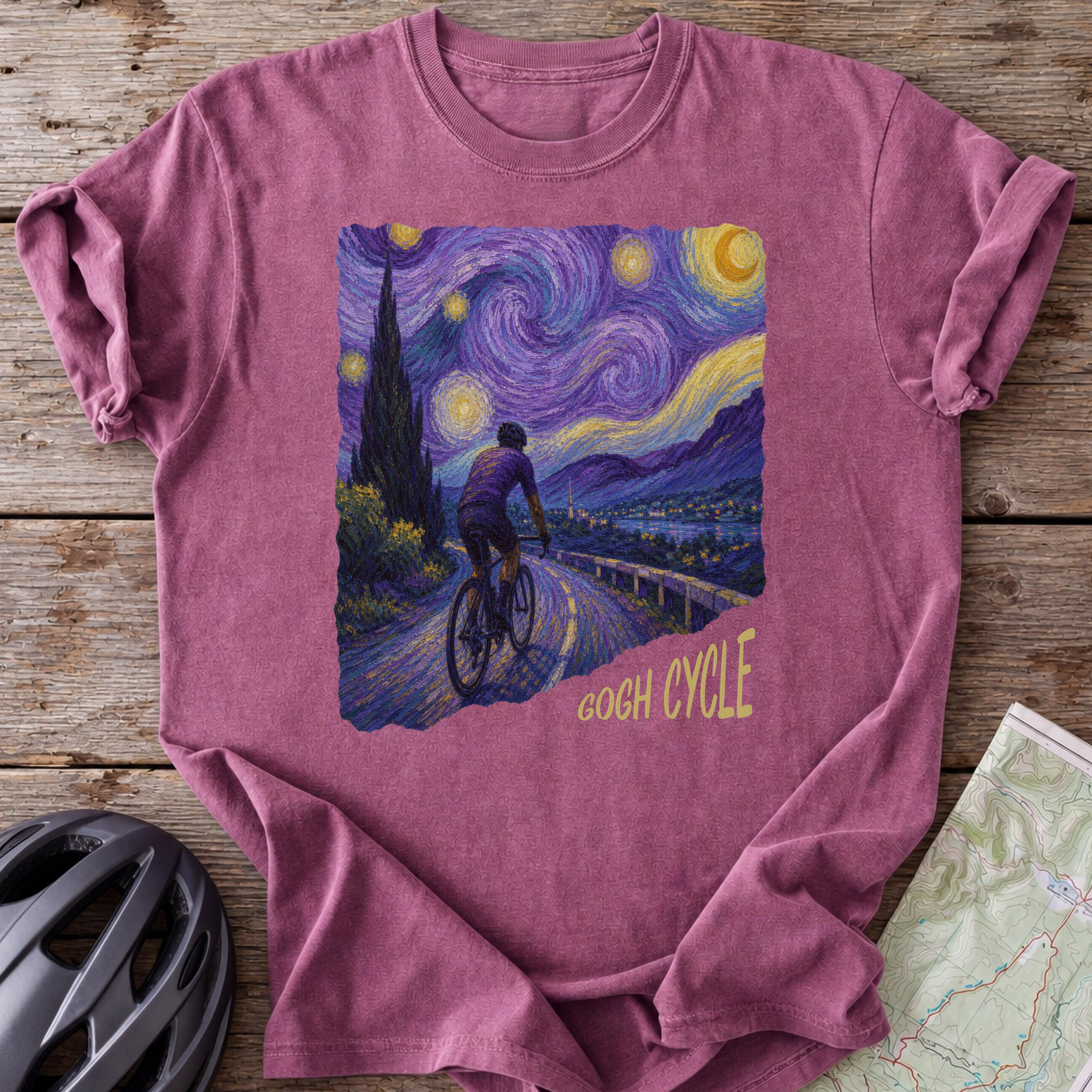 Just Gogh Cycle T-shirt