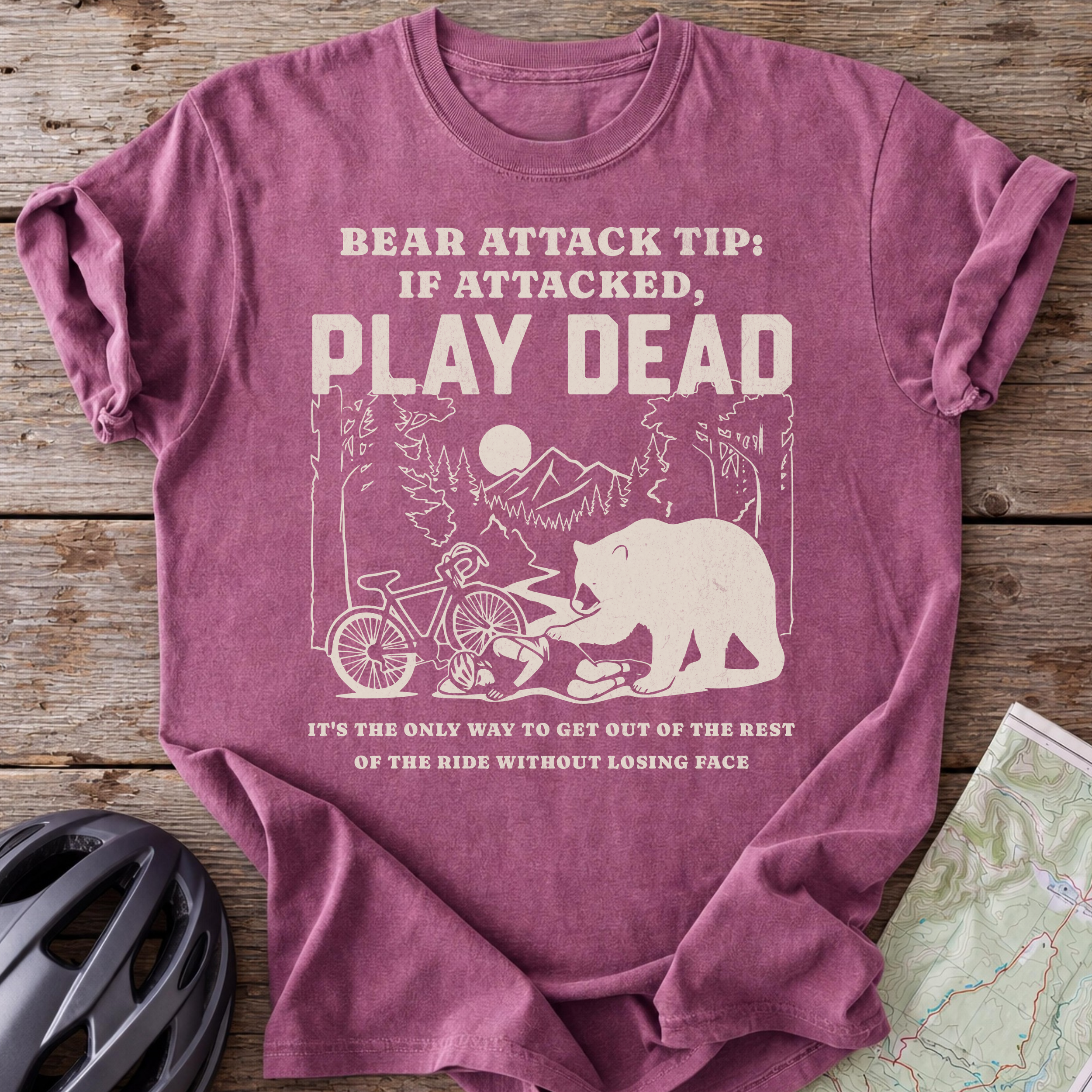 If Attacked Play Dead T-shirt