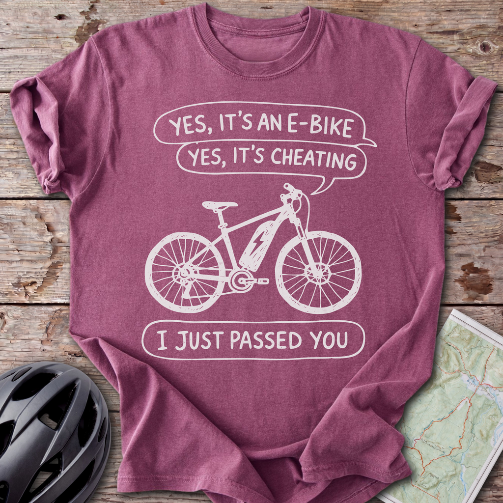 Doodle E-Bike Cheating T-Shirt
