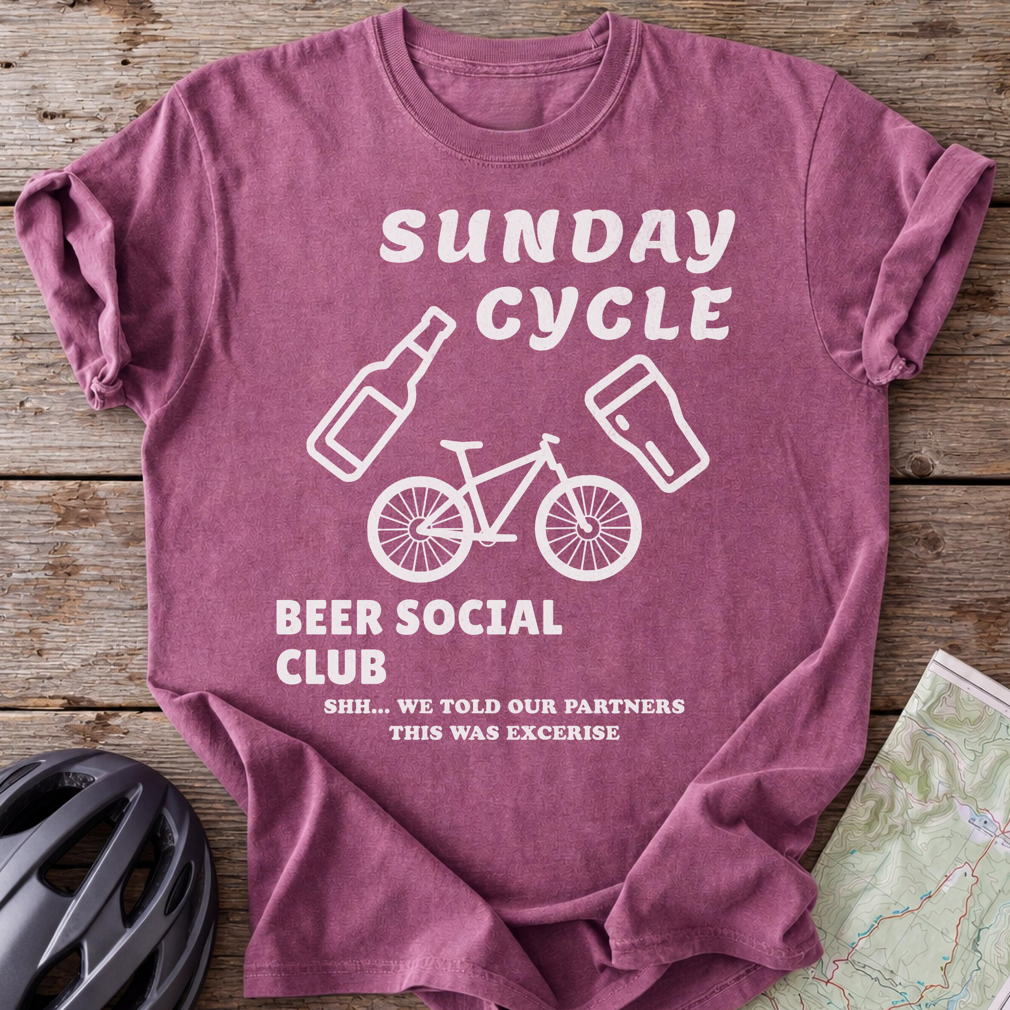 Sunday Beer Cycle T-shirt