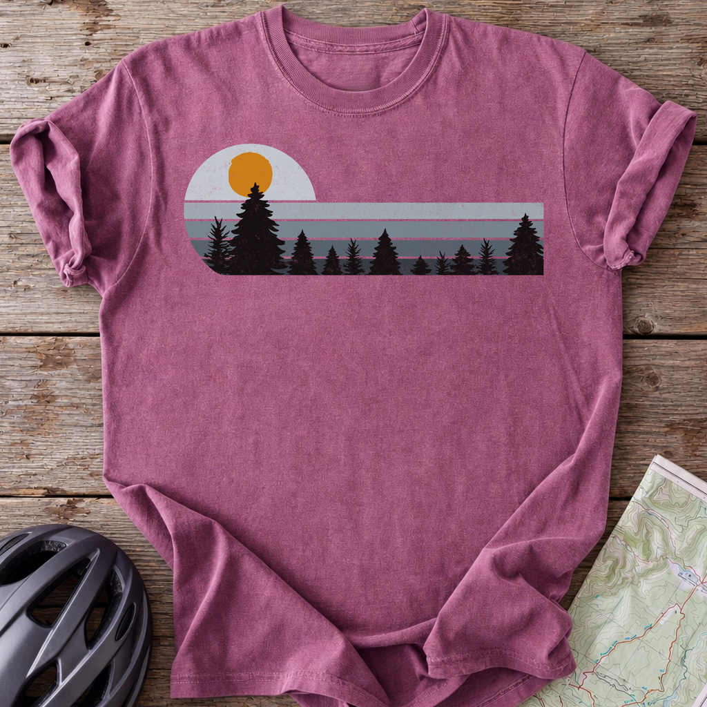 Vintage Blue Sunset T-shirt