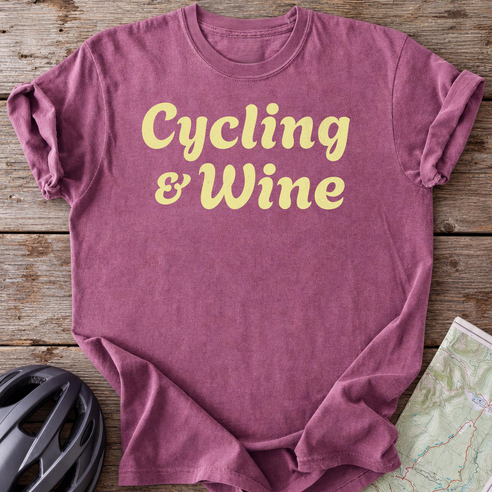 Cycling & Wine T-shirt