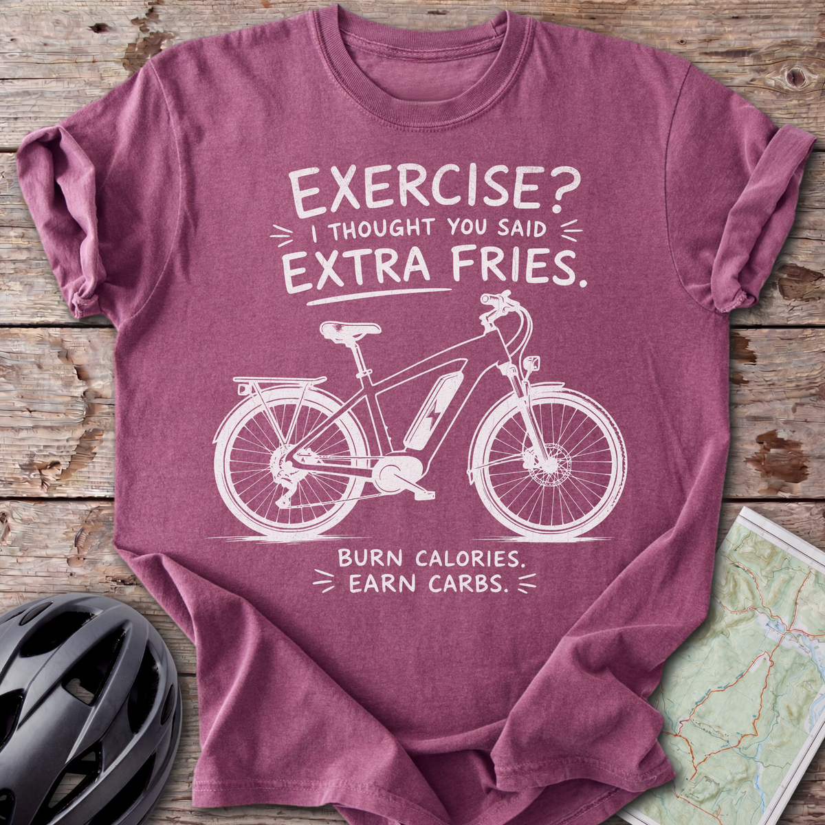 E-bike Extra Fries T-shirt