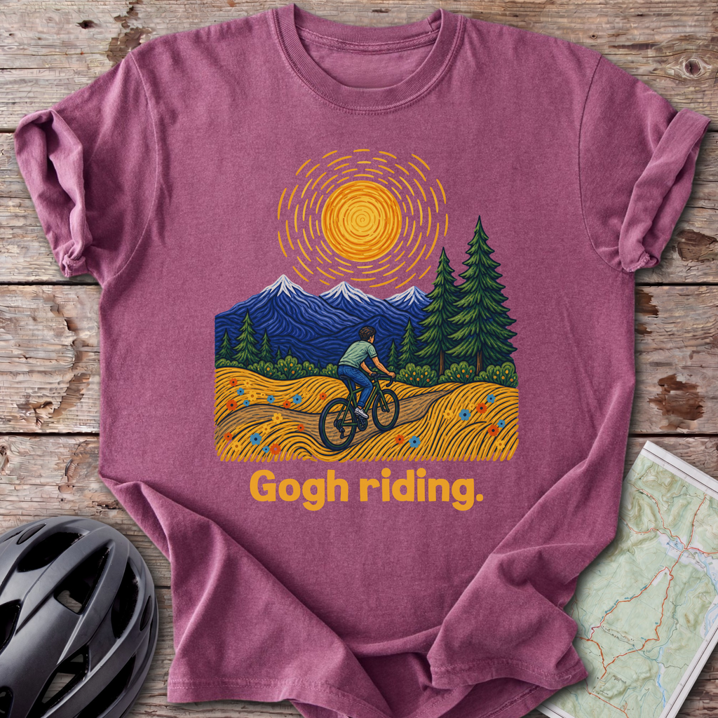 Gogh Riding. T-shirt