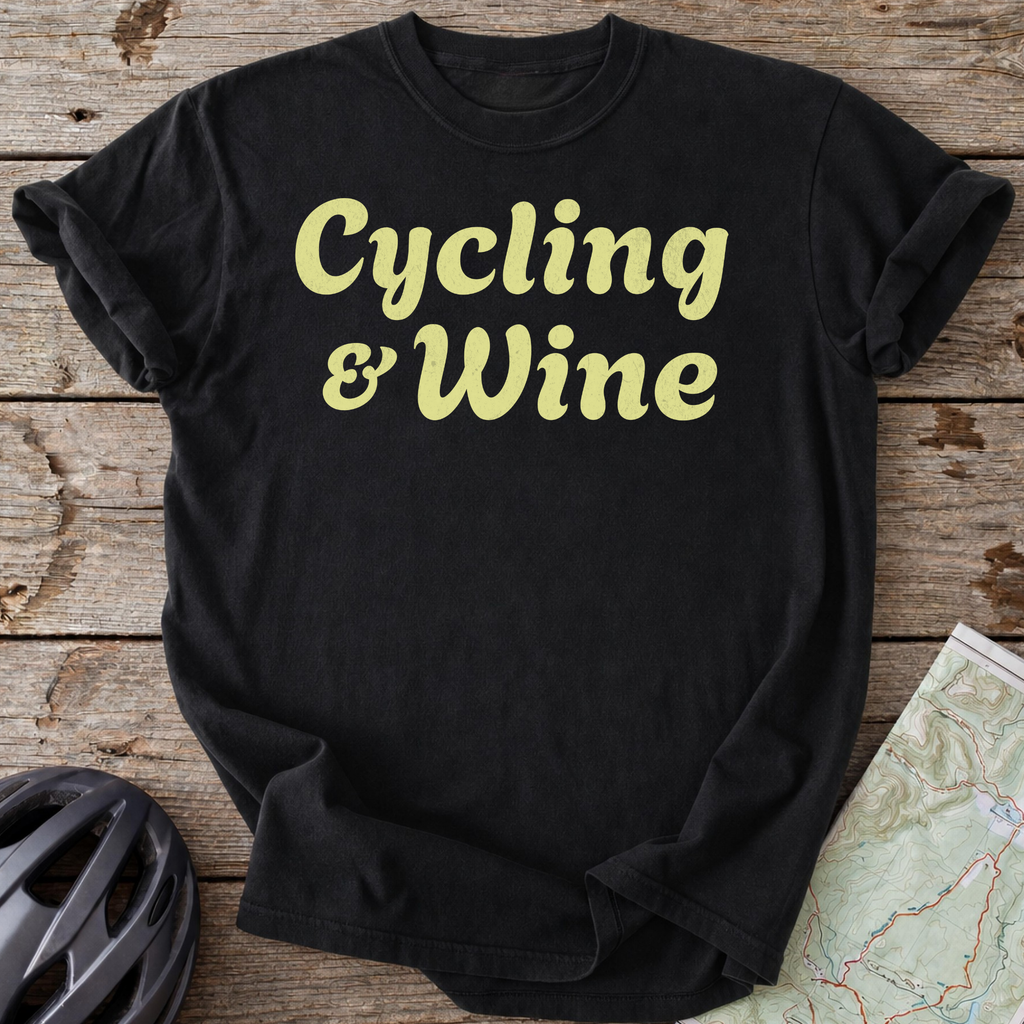 Cycling & Wine T-shirt