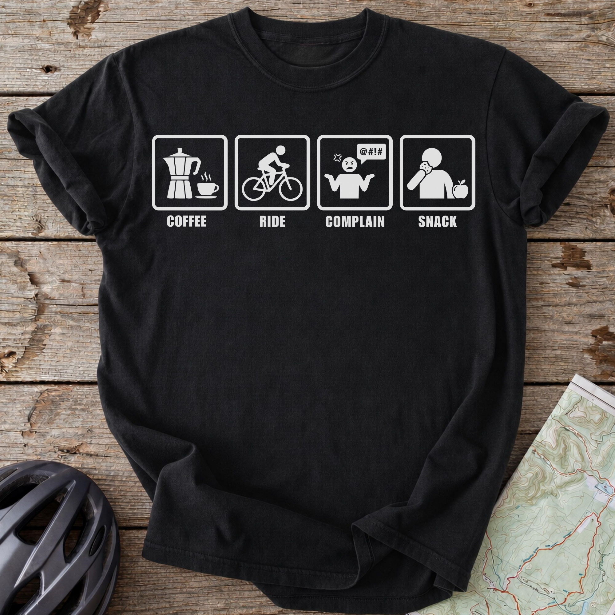 Coffee Ride Complain T-shirt