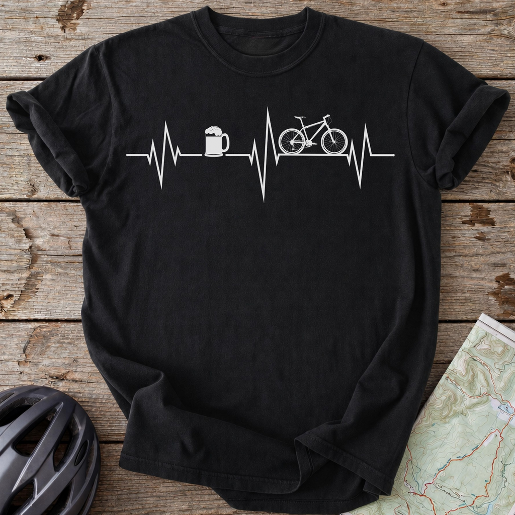 Beer and Cycling Pulse T-shirt