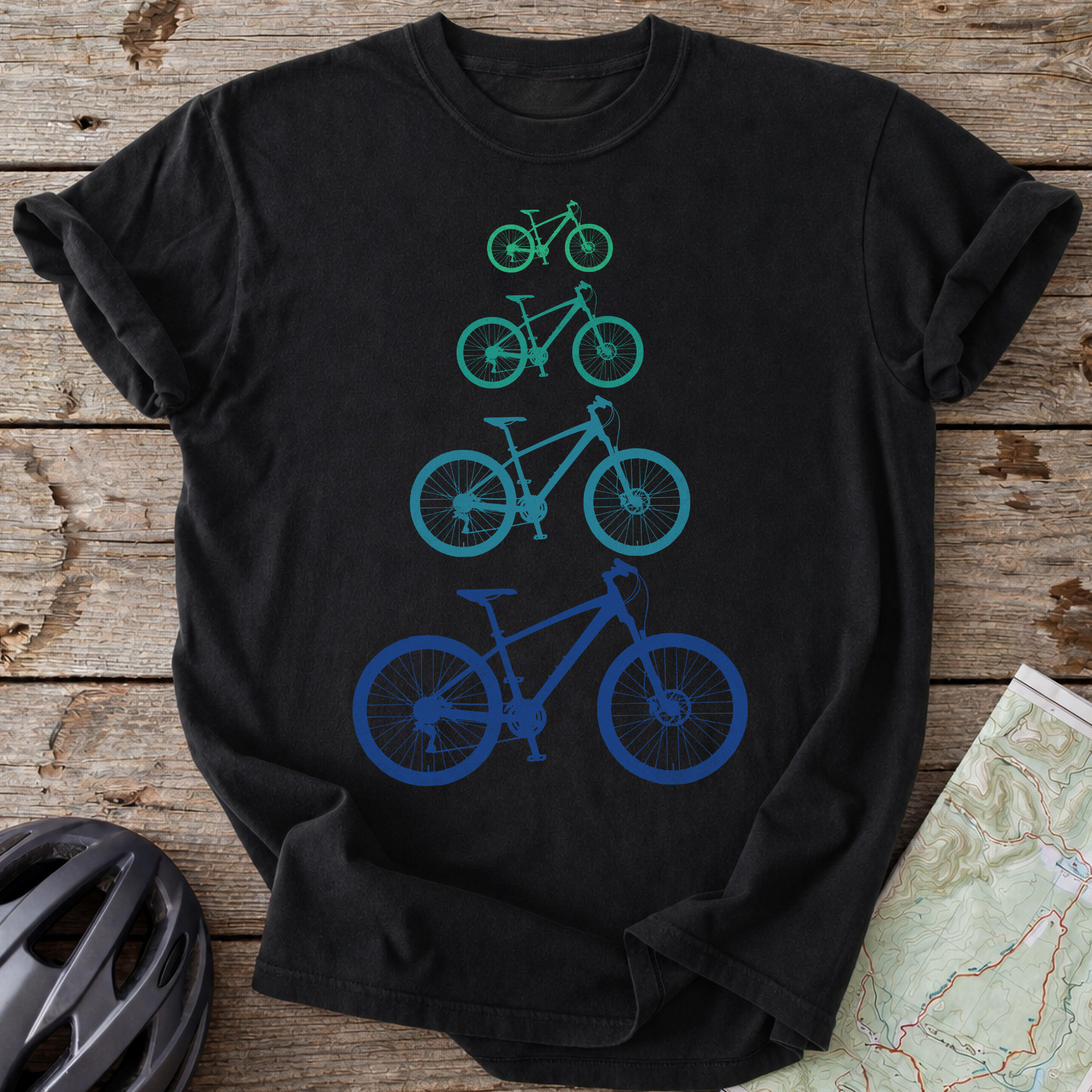 Classic MTB In Blue T-shirt
