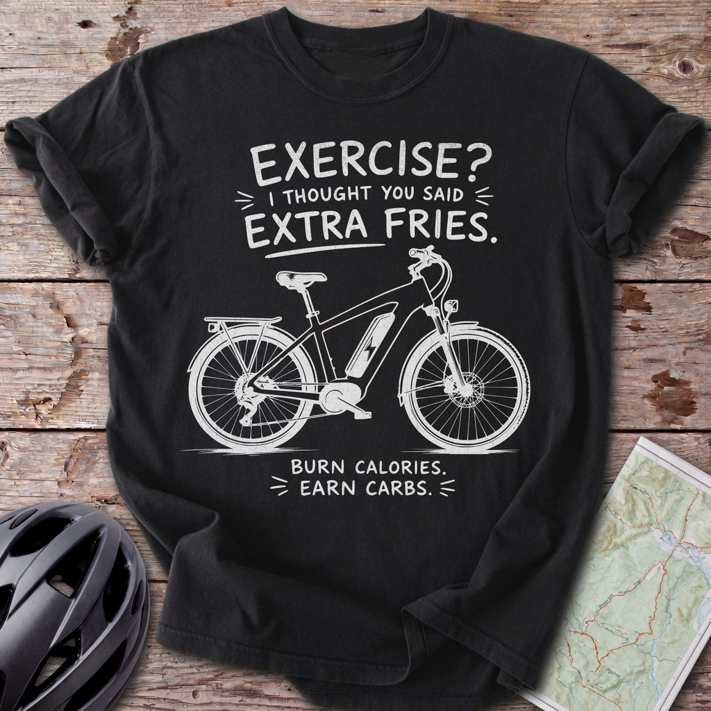 E-bike Extra Fries T-shirt