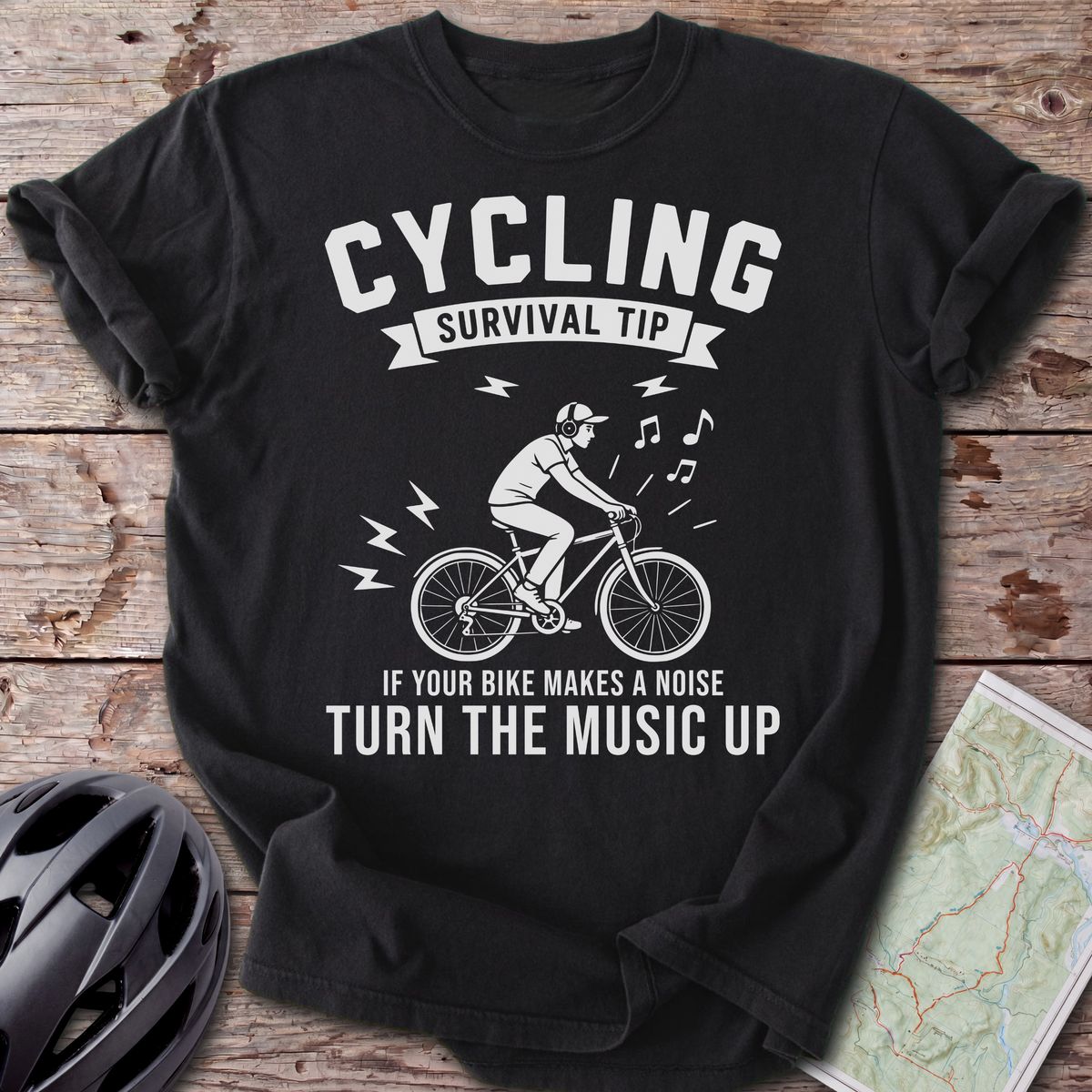 Survival Tip Music Up T-shirt