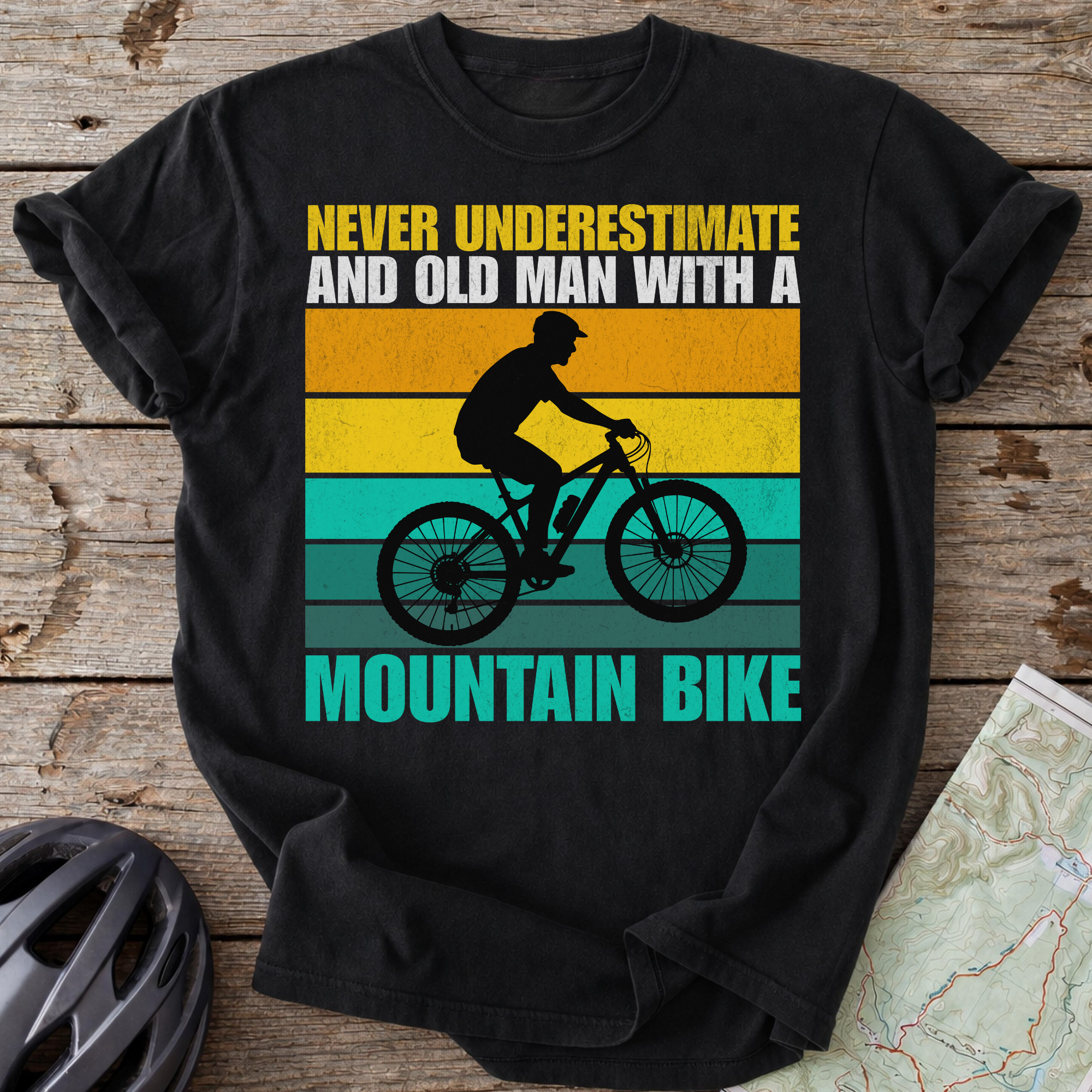 Old Man On A MTB T-Shirt