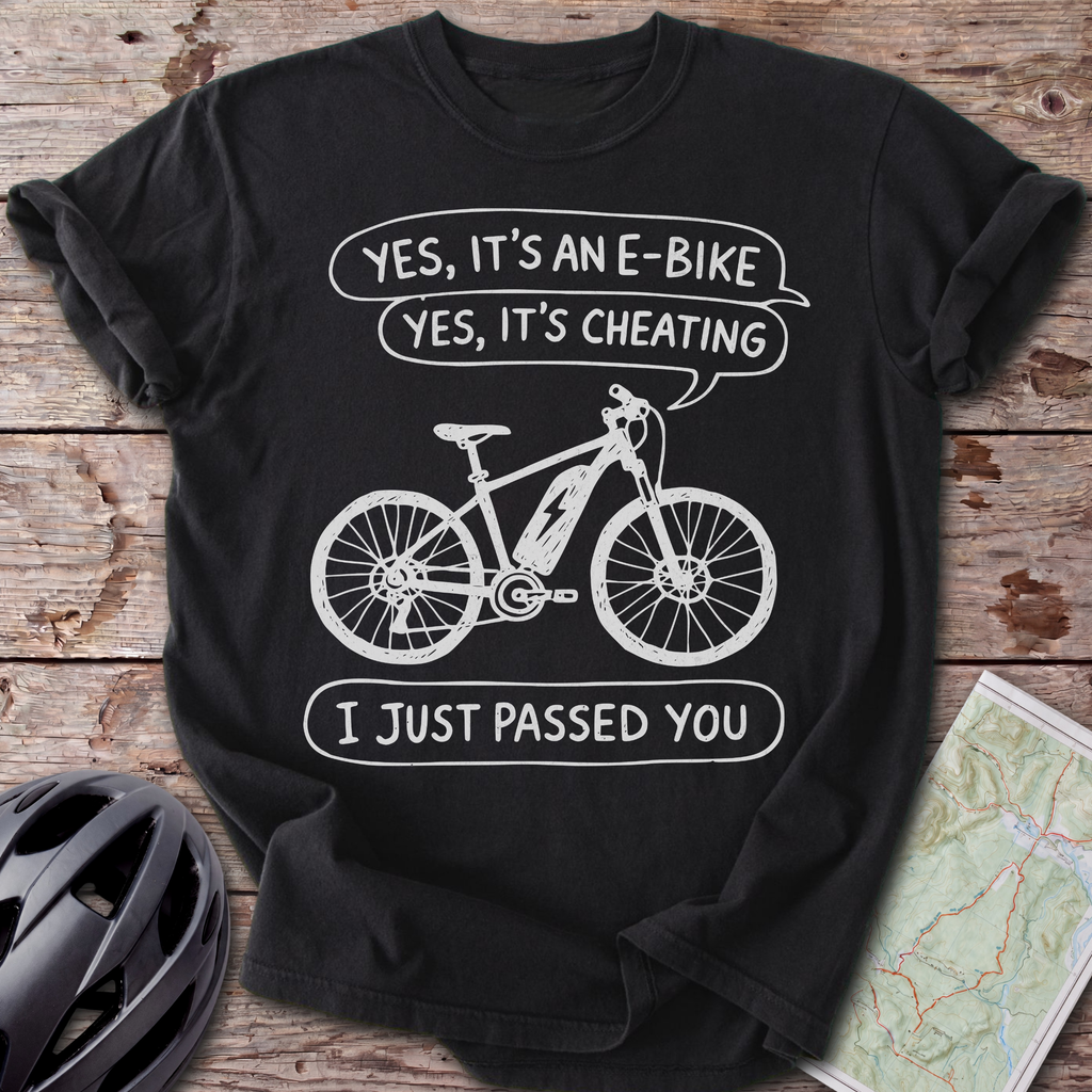 Doodle E-Bike Cheating T-Shirt