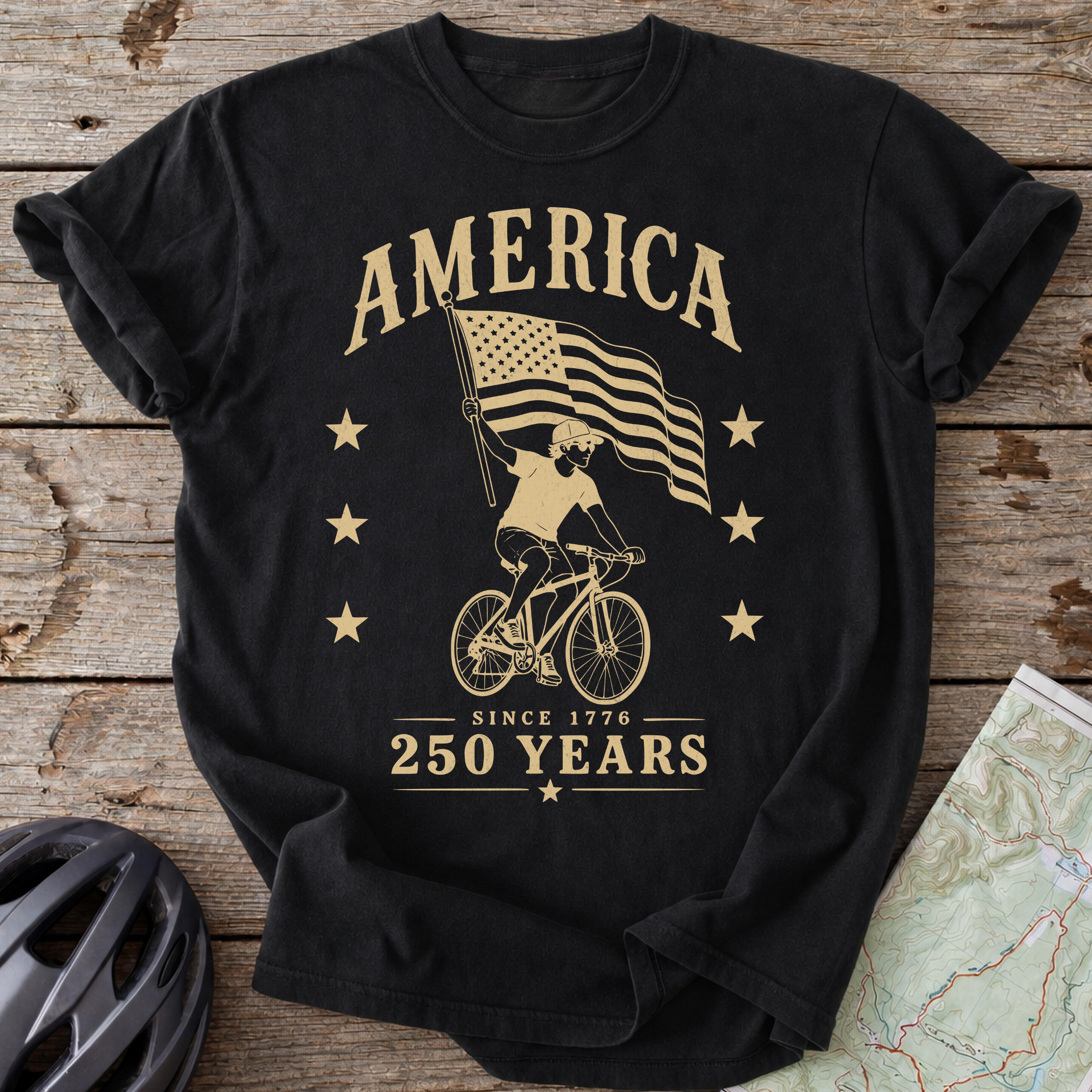 USA 250th Flag T-shirt