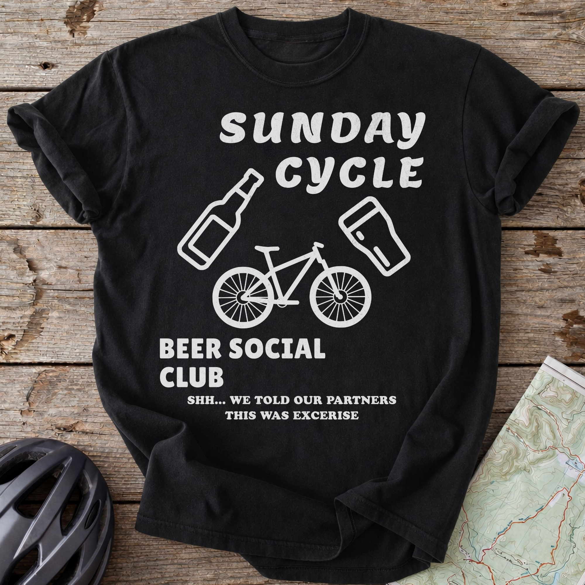 Sunday Beer Cycle T-shirt