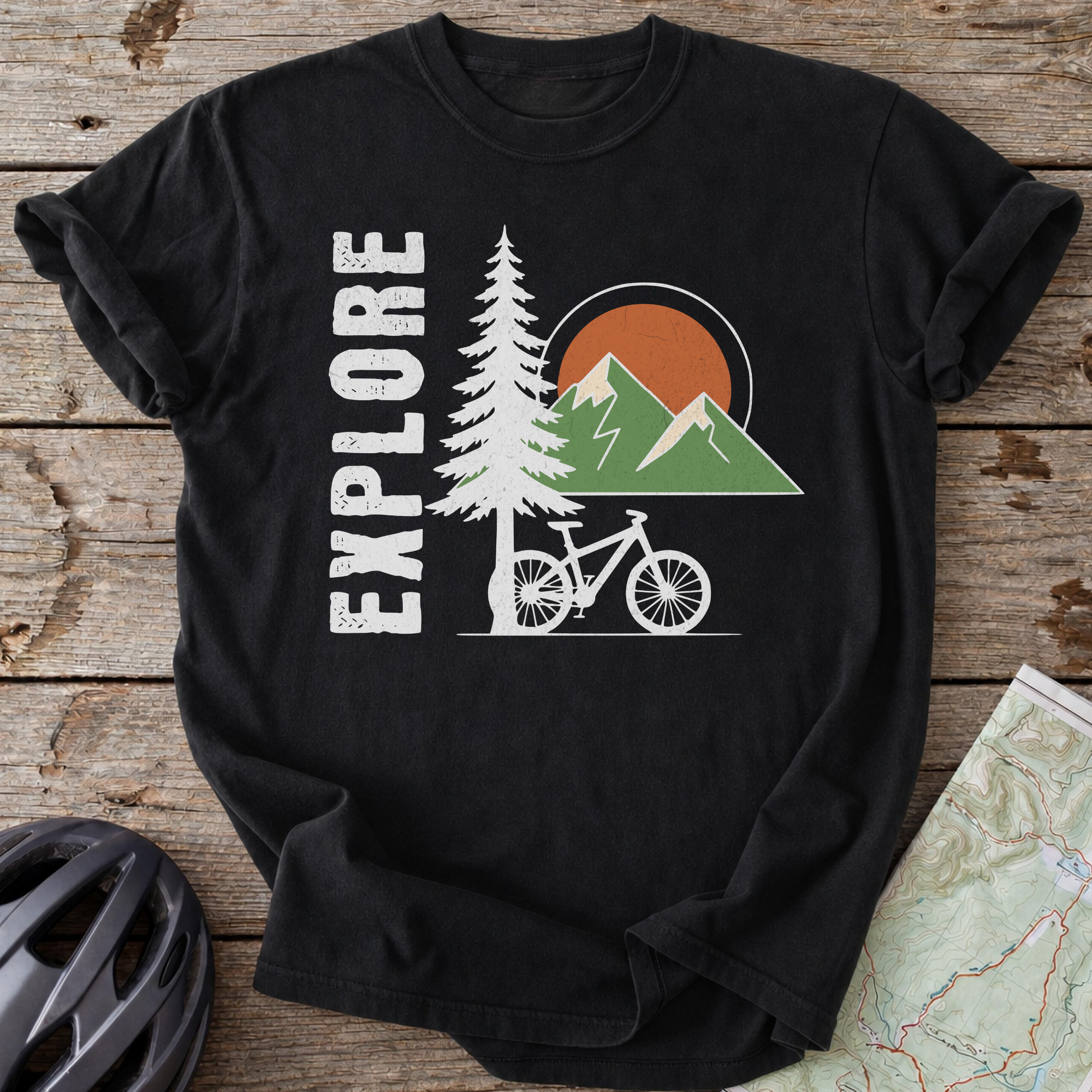 MTB Tree Leaner T-shirt