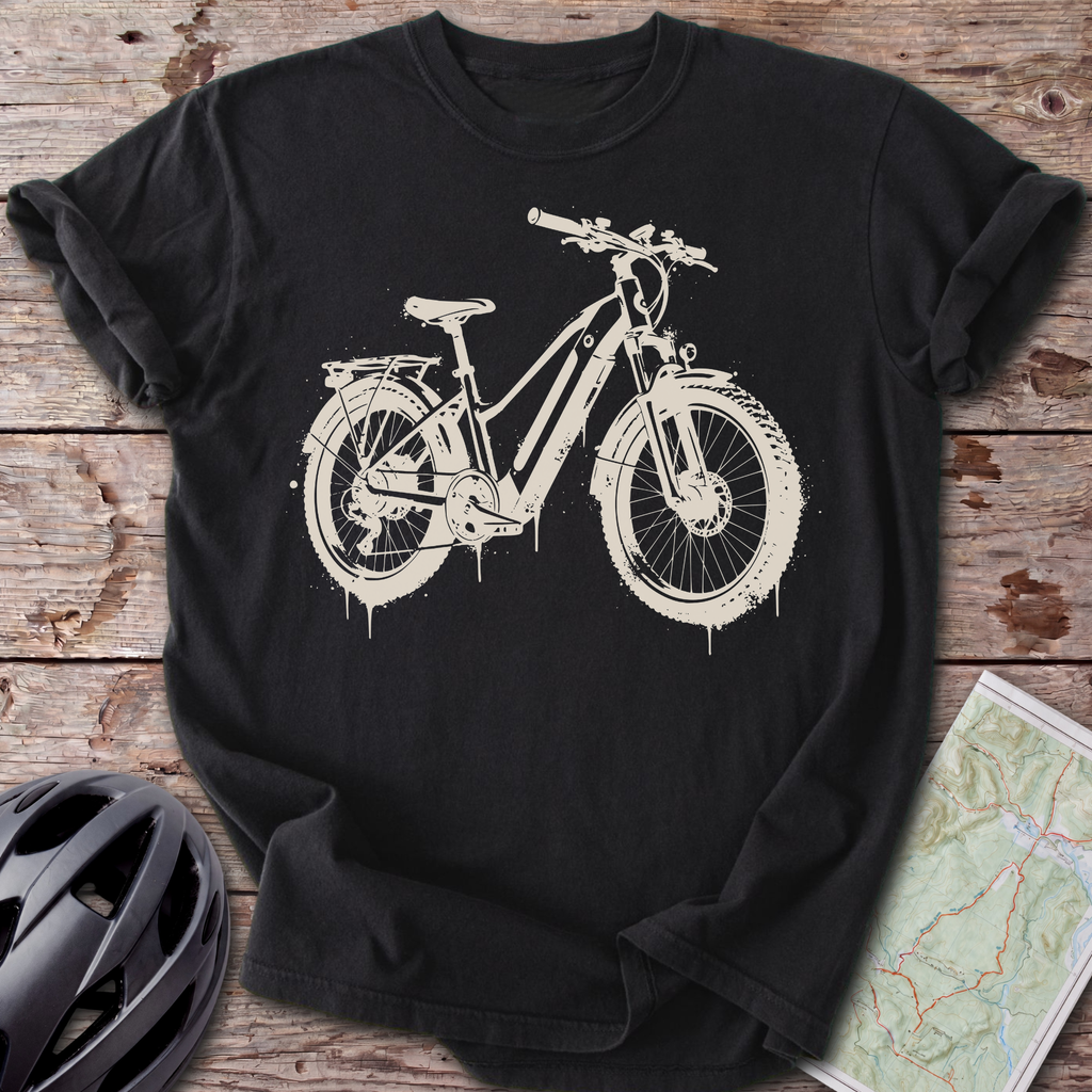 E-Bike Street Art T-shirt