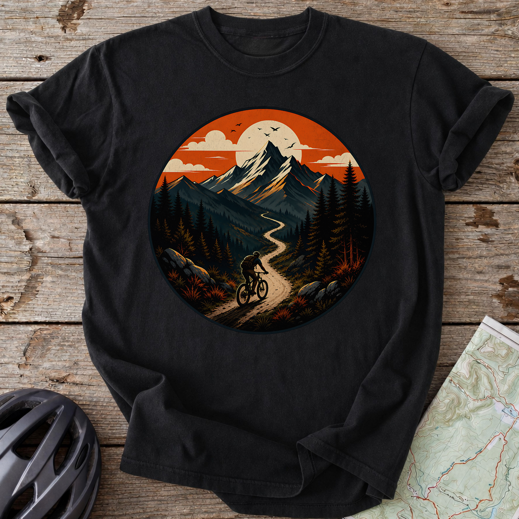 Cycling Sunset Trail T-Shirt