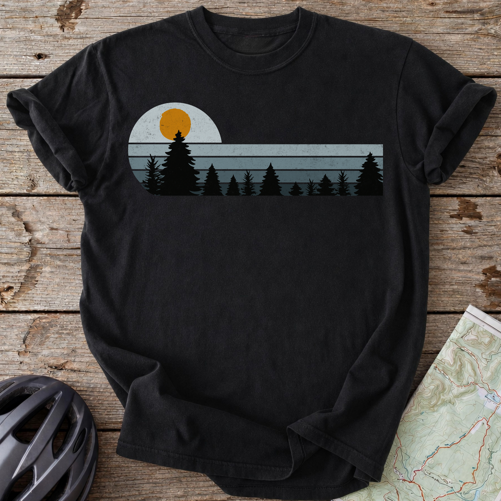Vintage Blue Sunset T-shirt